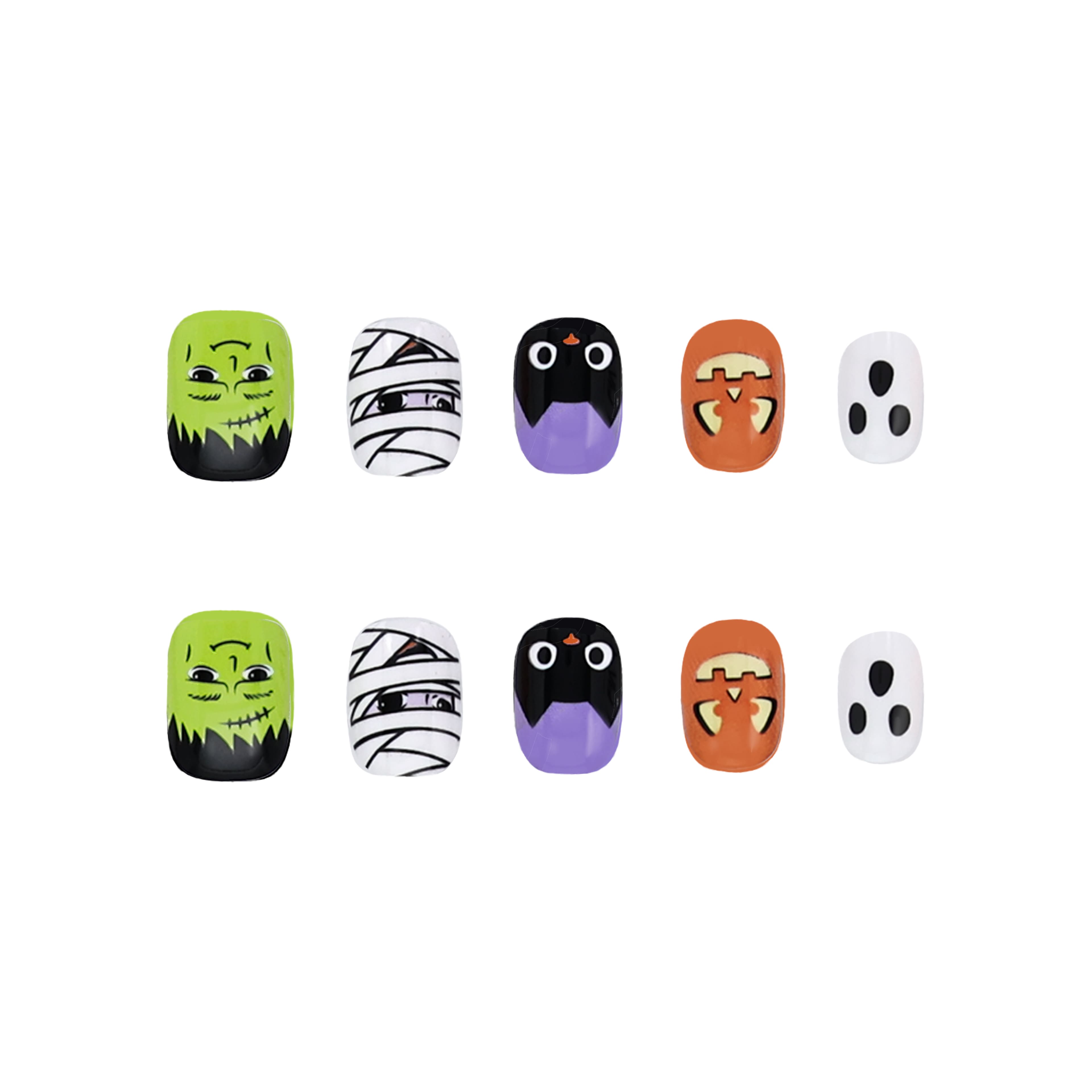 Glow-in-the-Dark Halloween Press-On Nails by Creatology&#x2122;
