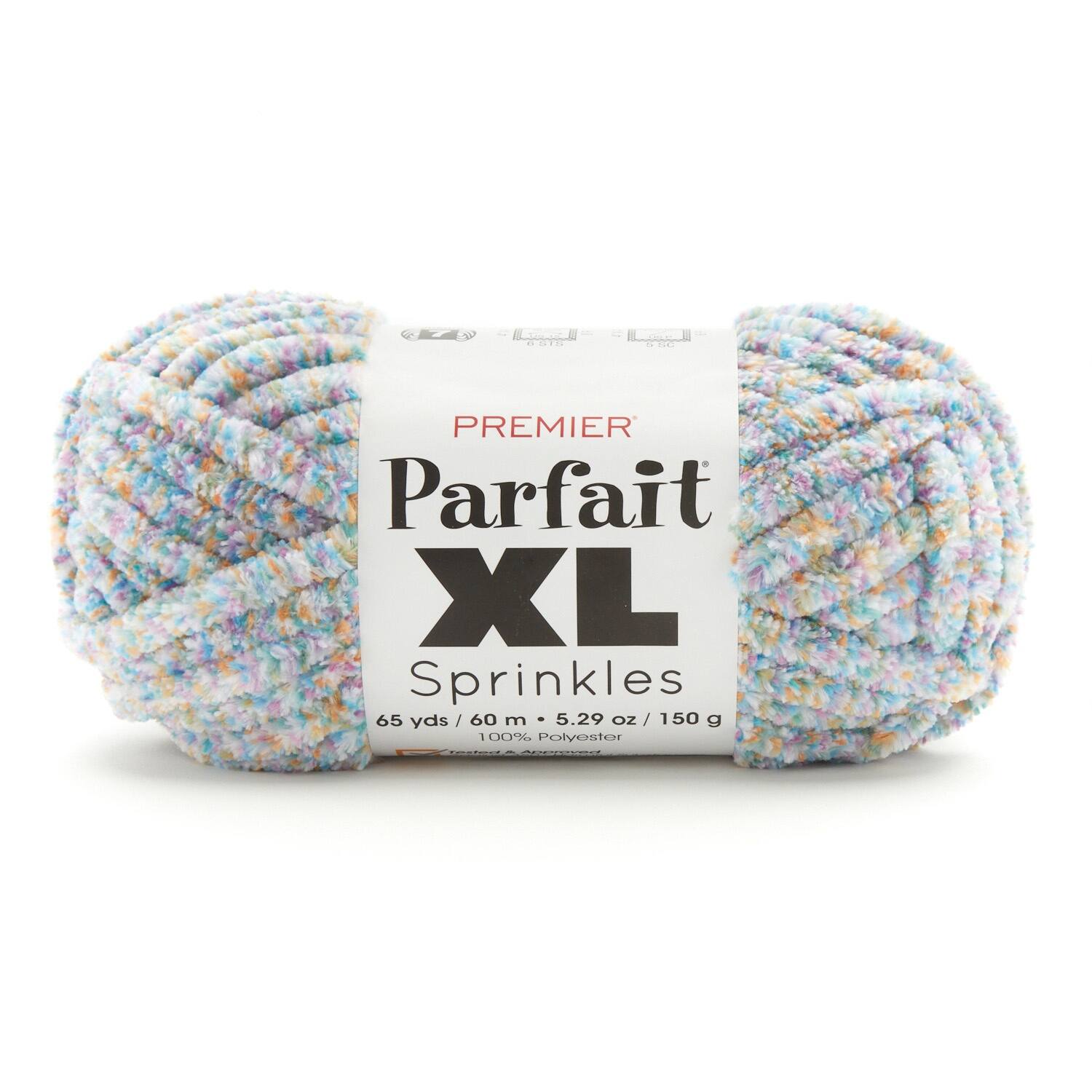 thumbnail image 2 of Premier Parfait XL Jumbo Yarn - Super Soft 100% Polyester For Knitting & Crocheting, 7oz, 87 Yards, Aquamarine 2 of 11