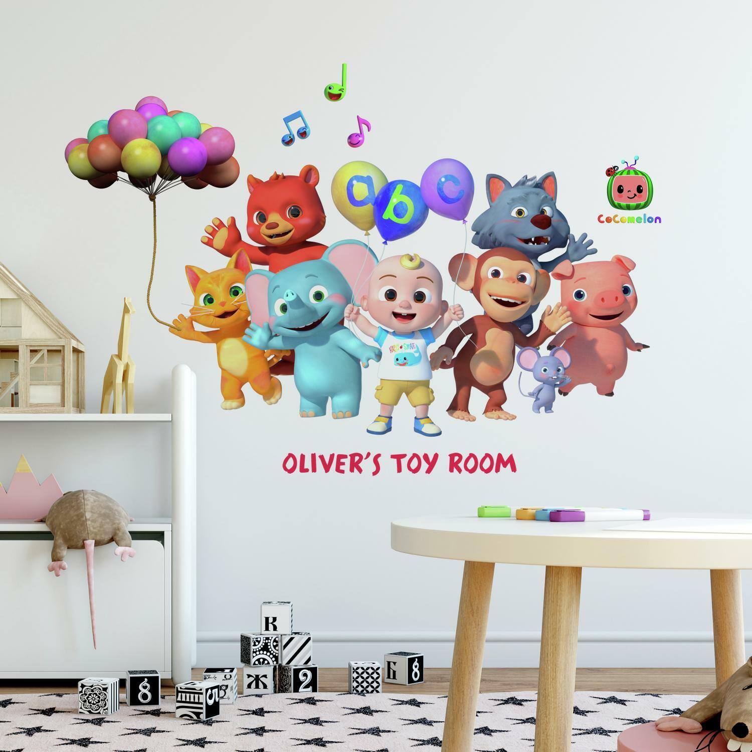 RoomMates Cocomelon Peel & Stick Giant Wall Decals