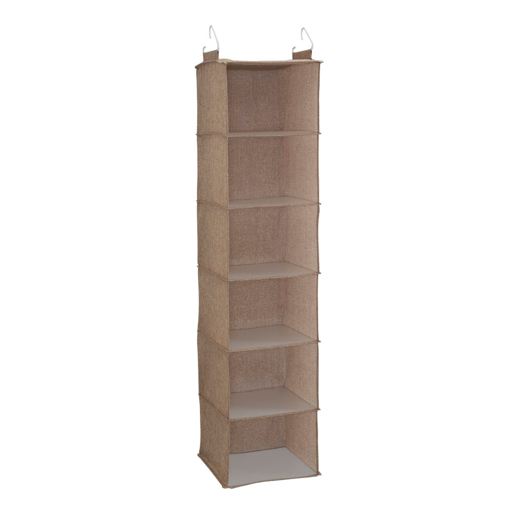 Household Essentials 6 Shelf Hanging Closet Organizer
