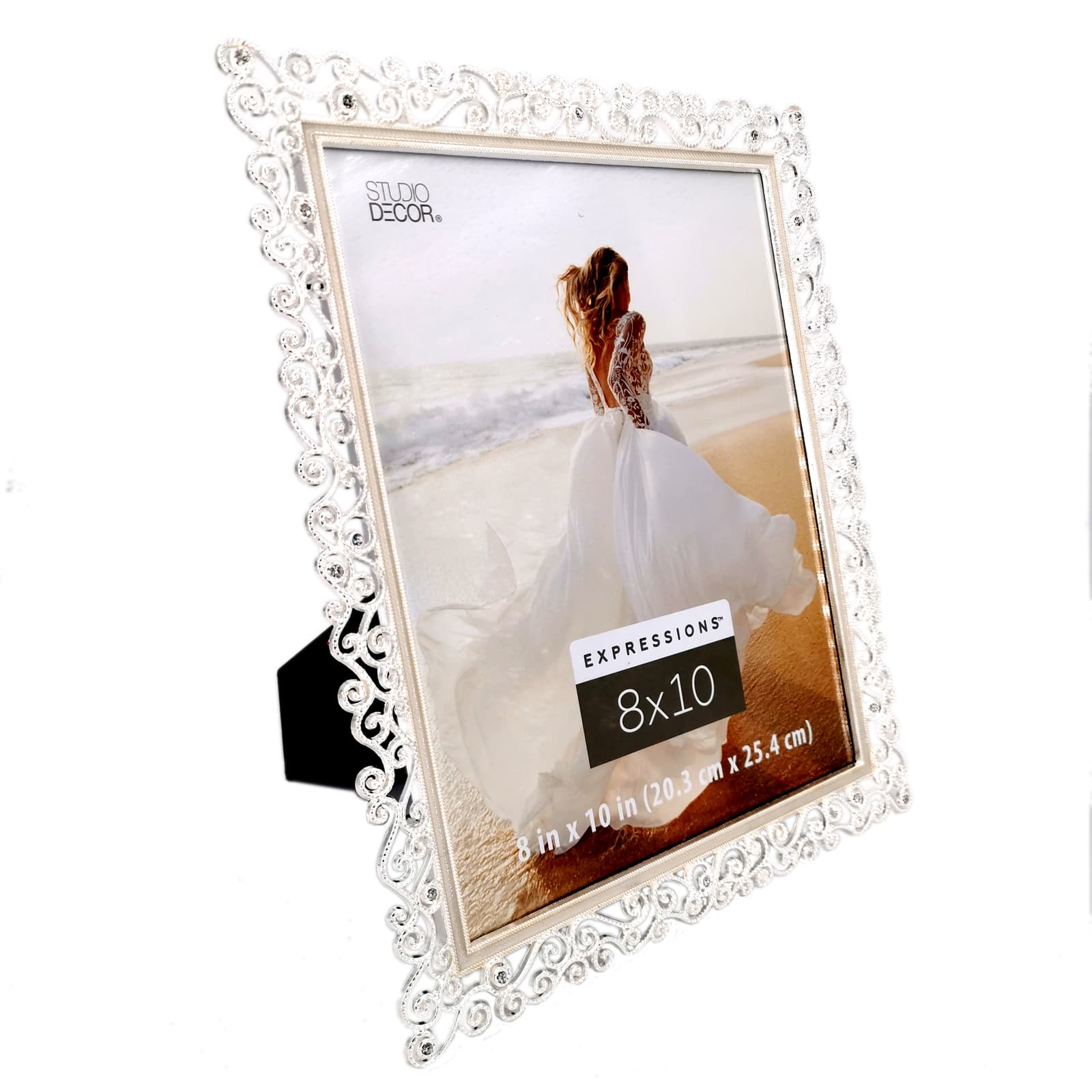 12 Pack: Silver Scroll Jeweled 8" x 10" Frame, Expressions™ by Studio Décor®