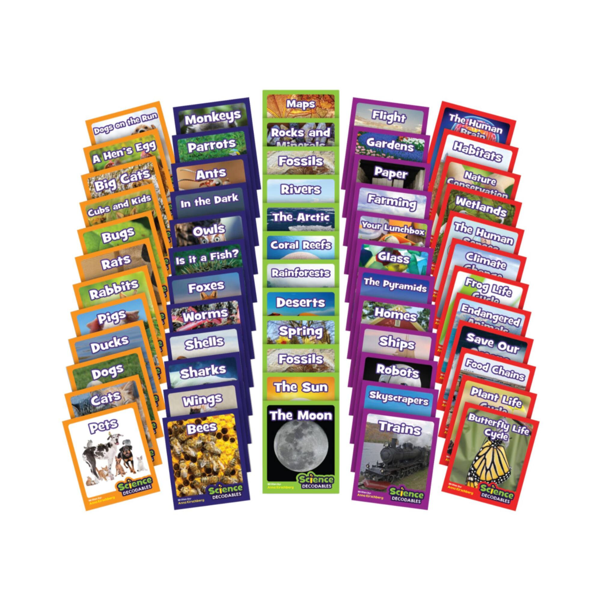 Junior Learning Science Decodables Non-Fiction Boxed Educational Learning Set