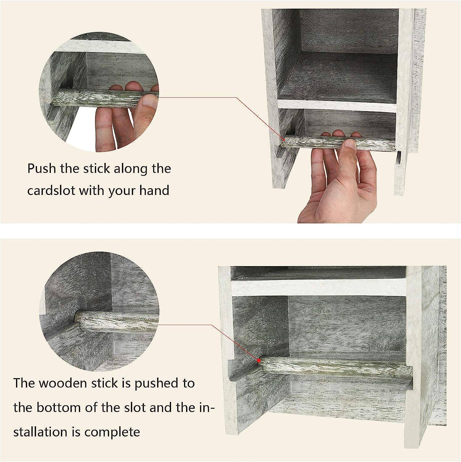 Olive Green Wood Toilet Paper Holder with Storage Shelf