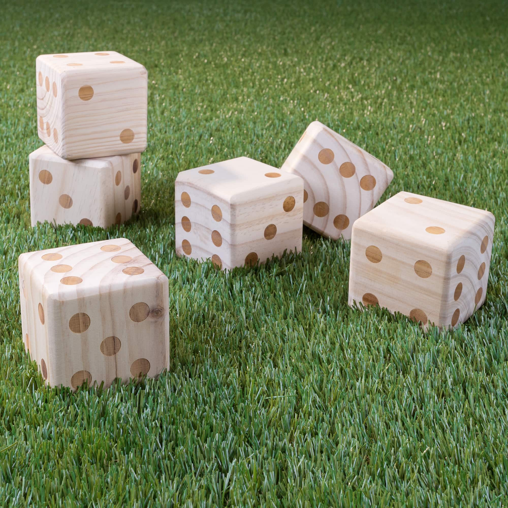 Toy Time Giant Wooden Yard Dice Game