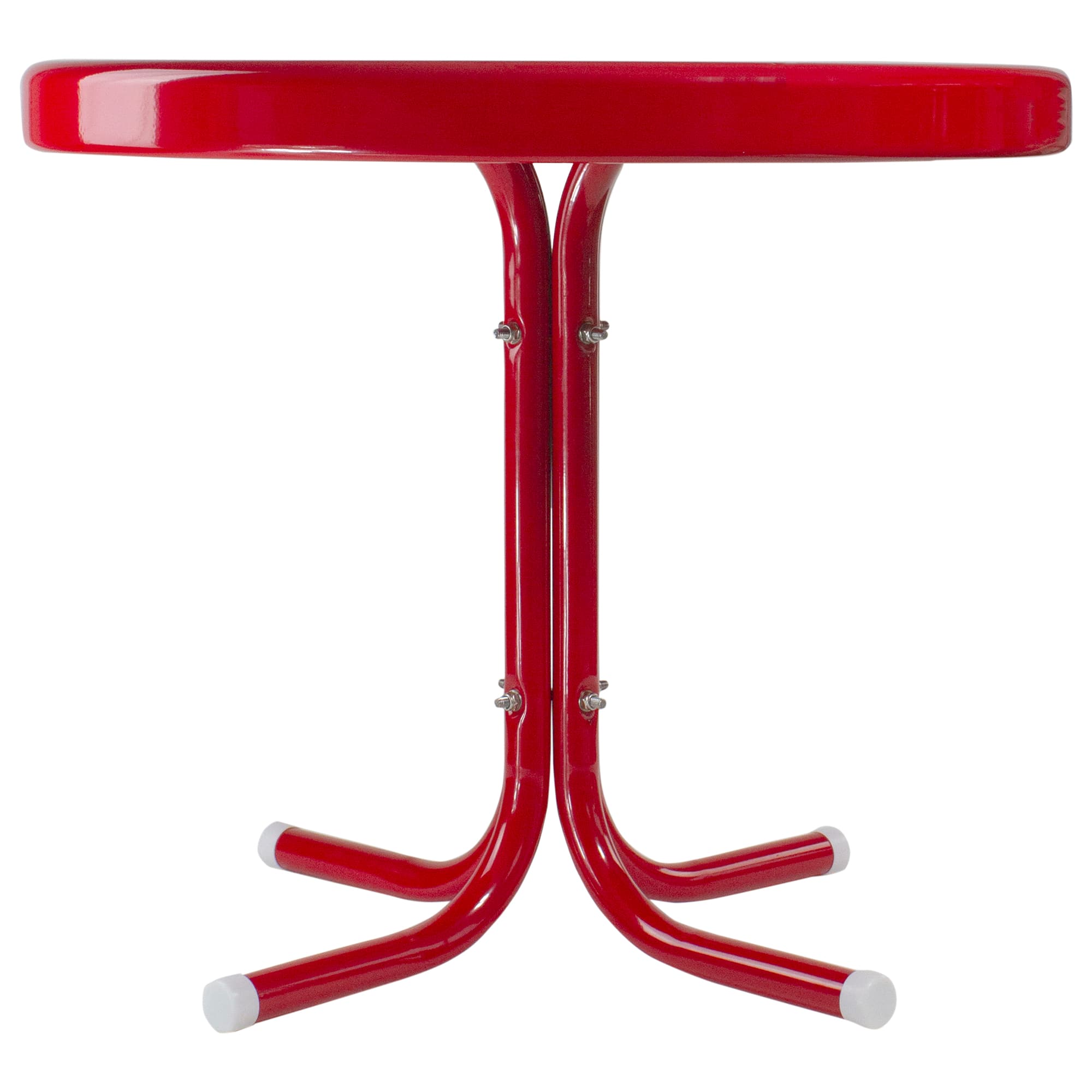 22&#x22; Outdoor Retro Tulip Side Table