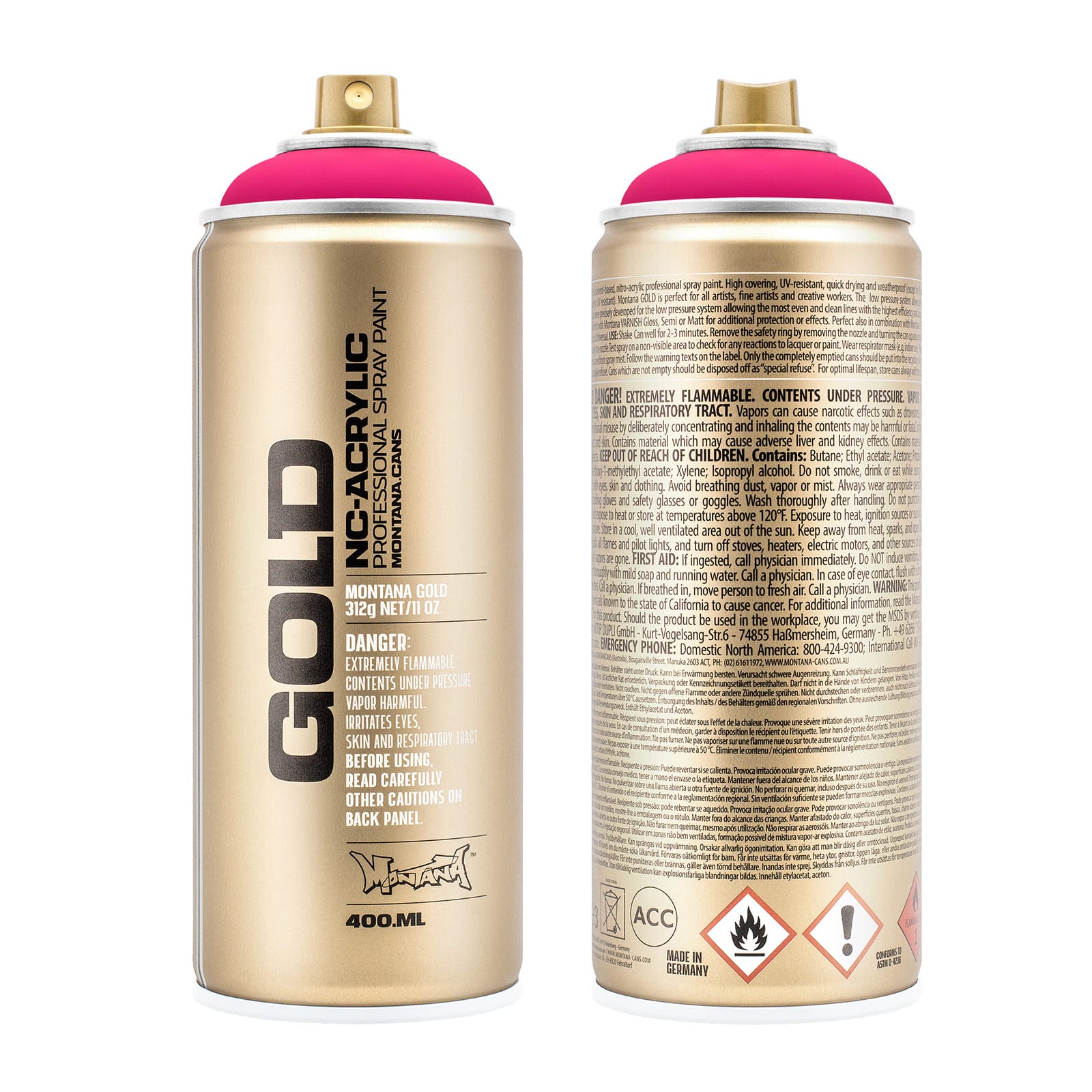 Montana&#x2122; Gold Acrylic Professional Spray Paint