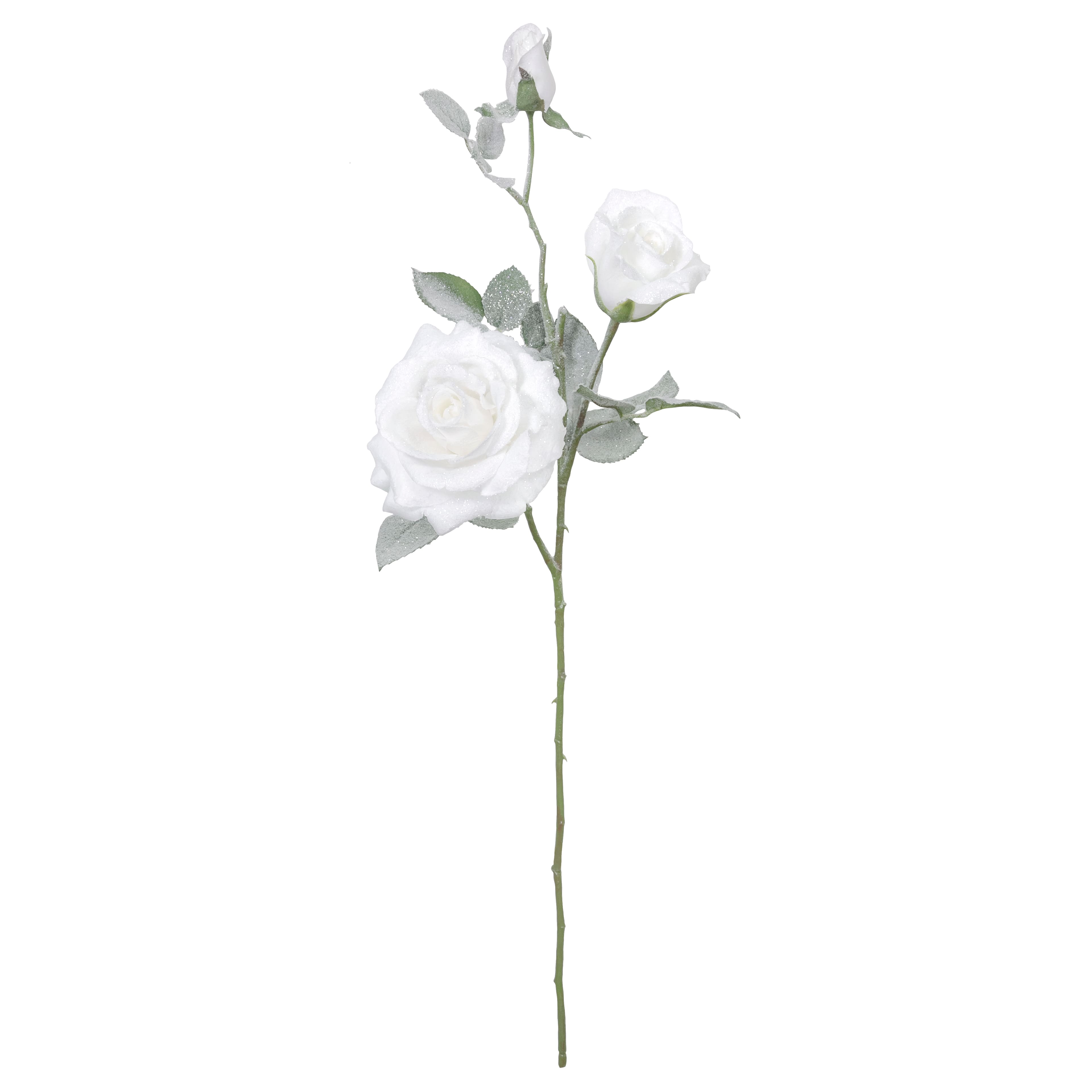29&#x22; White Snowy Rose Stem by Ashland&#xAE;