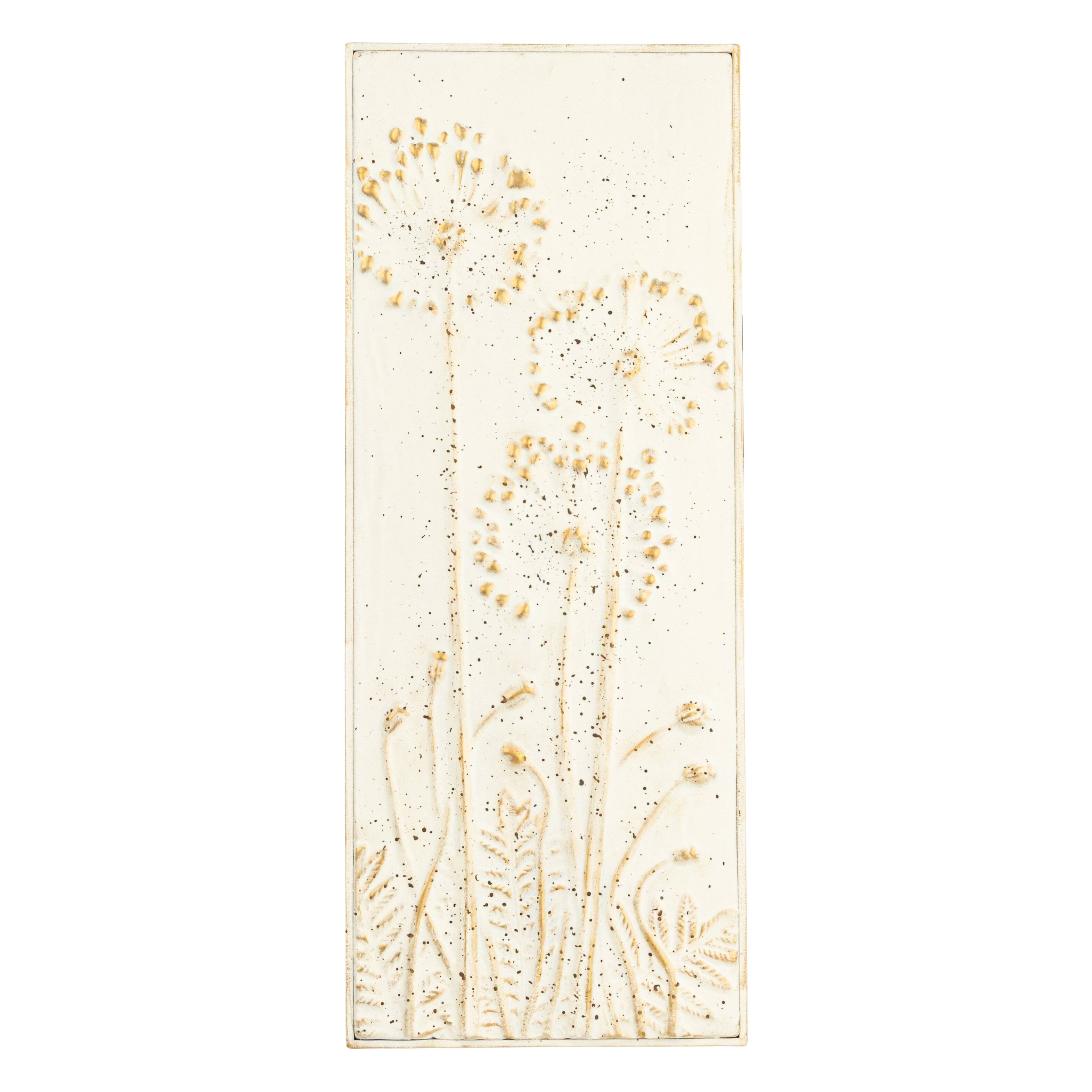 Hello Honey&#xAE; Metal Wall D&#xE9;cor with Flowers Set