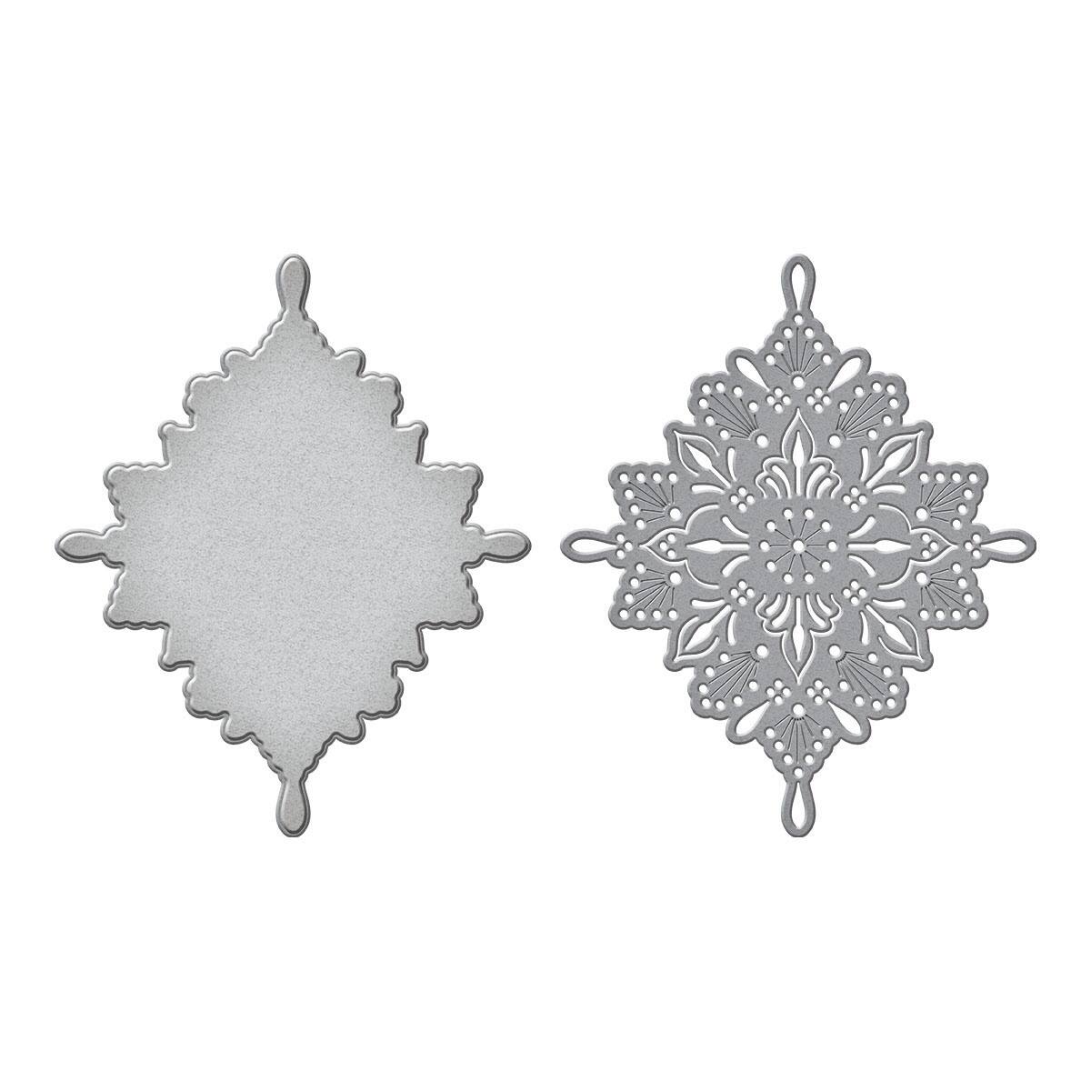 Spellbinders® Spring Into Stitching Stitched Medallion Etched Dies