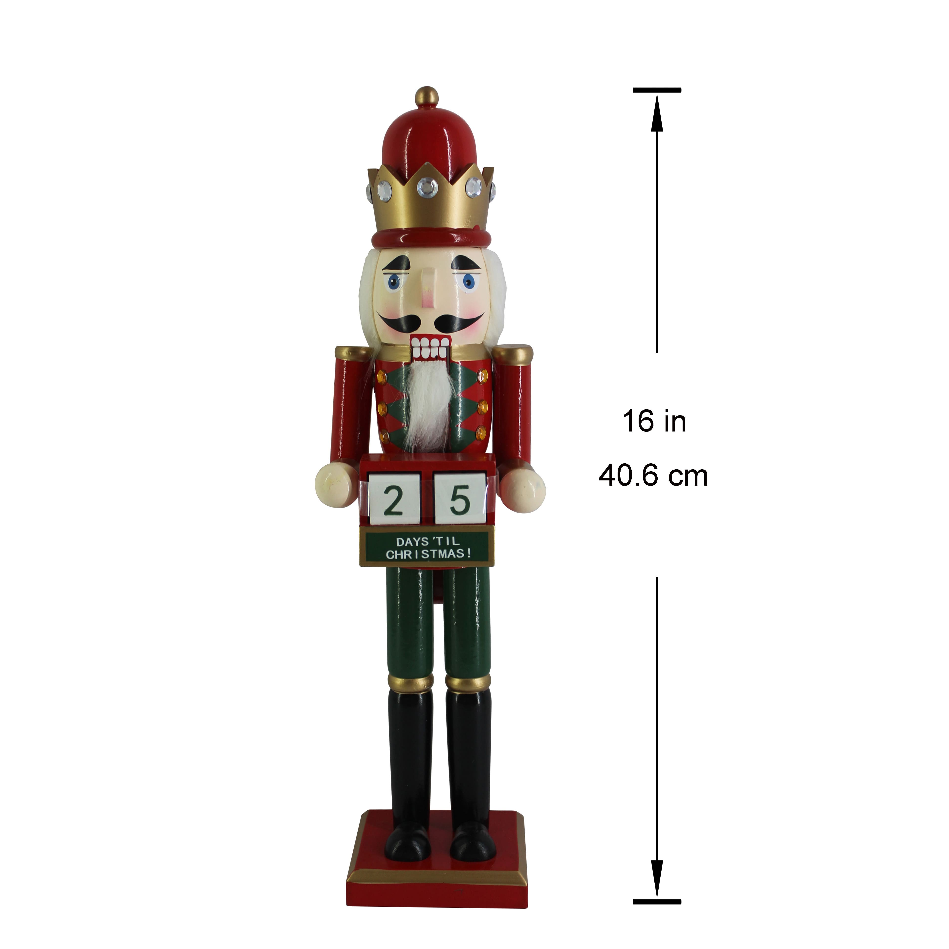 16&#x22; Christmas Countdown Nutcracker by Ashland&#xAE;