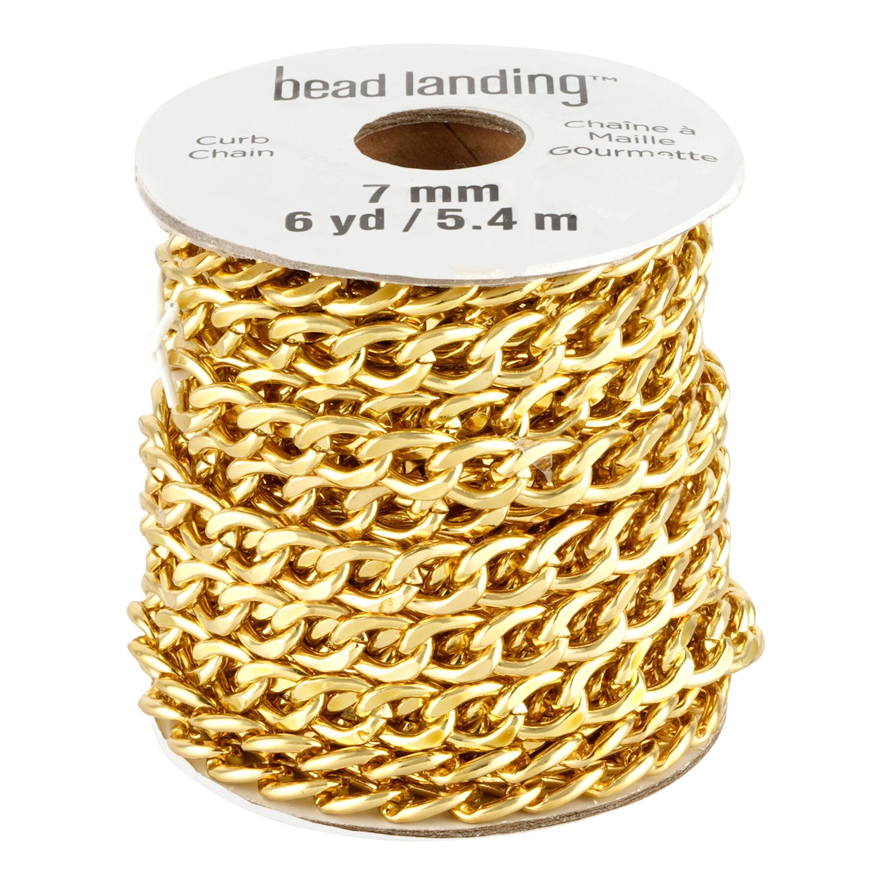 6yd. Gold Curb Chain by Bead Landing™