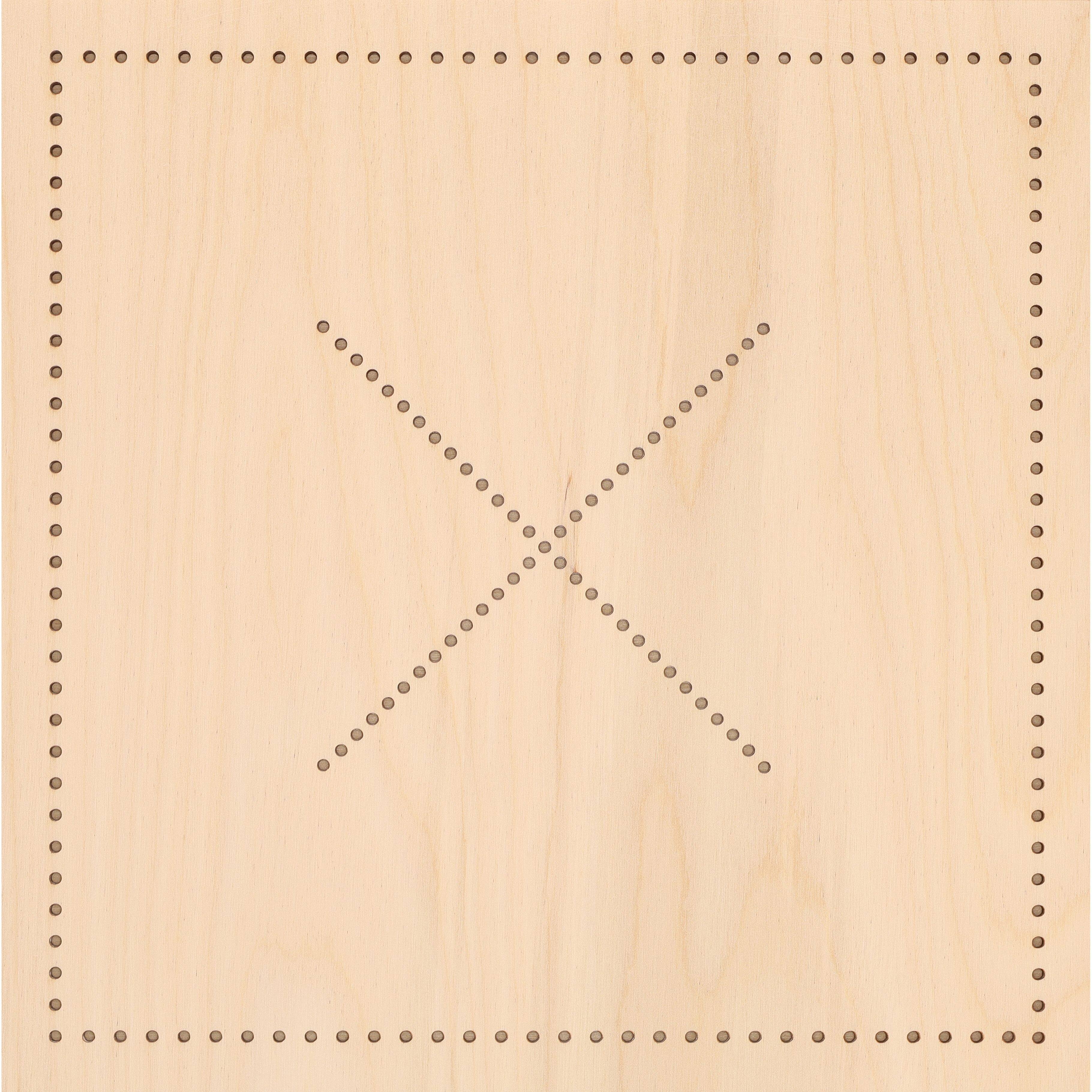 Leisure Arts® Intermediate Twister Wood Stitched String Art Panel Kit