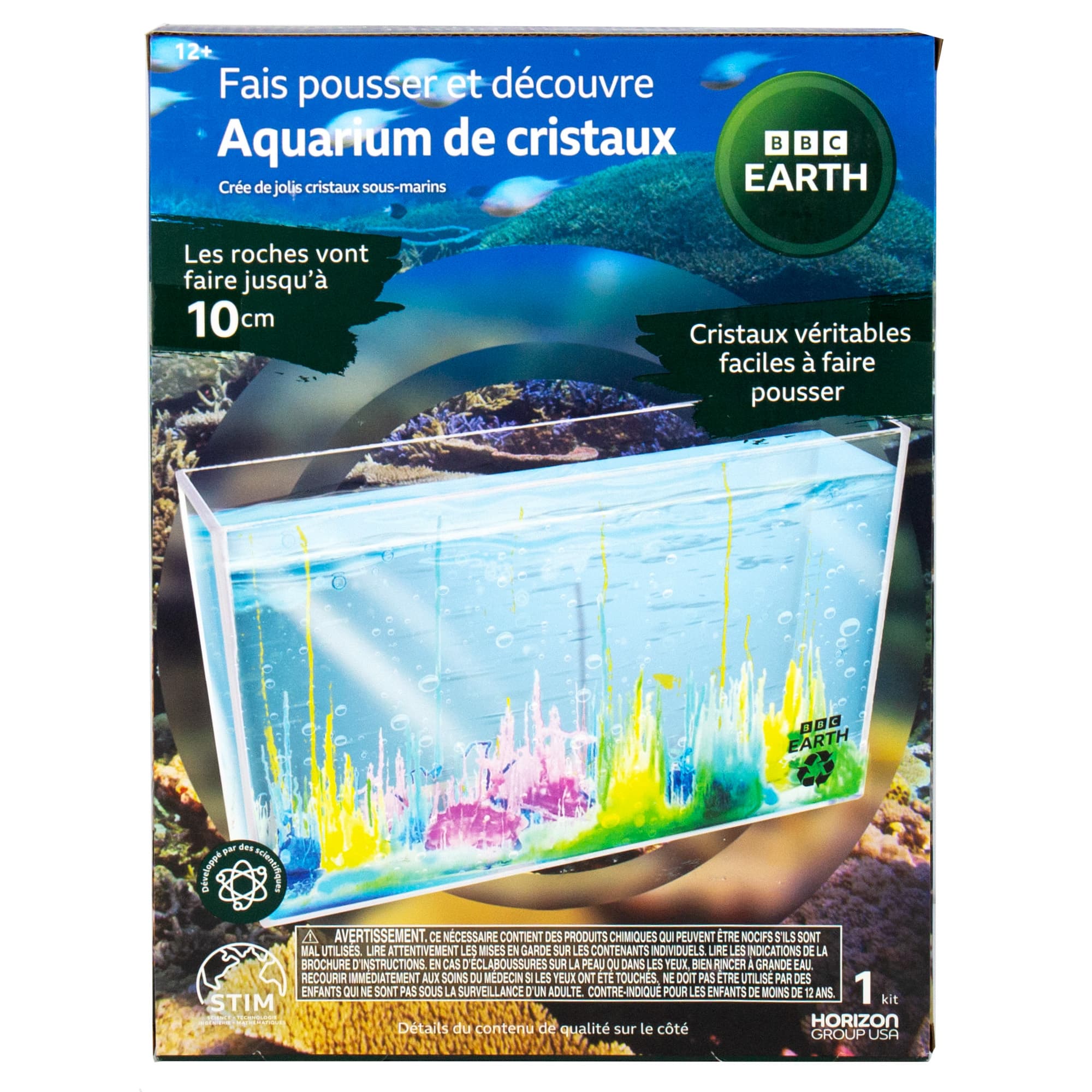 BBC Earth Grow &#x26; Discover Crystal Aquarium