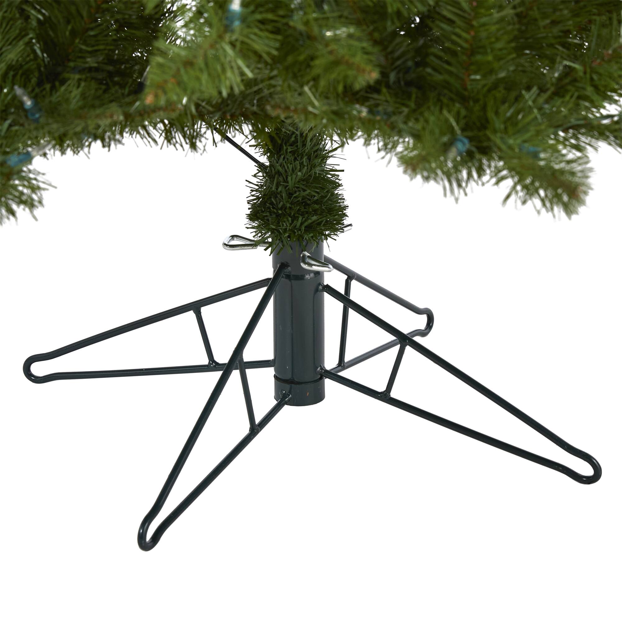 6.5ft. Pre-Lit Vermont Spruce Artificial Christmas Tree, Color Changing LED Lights