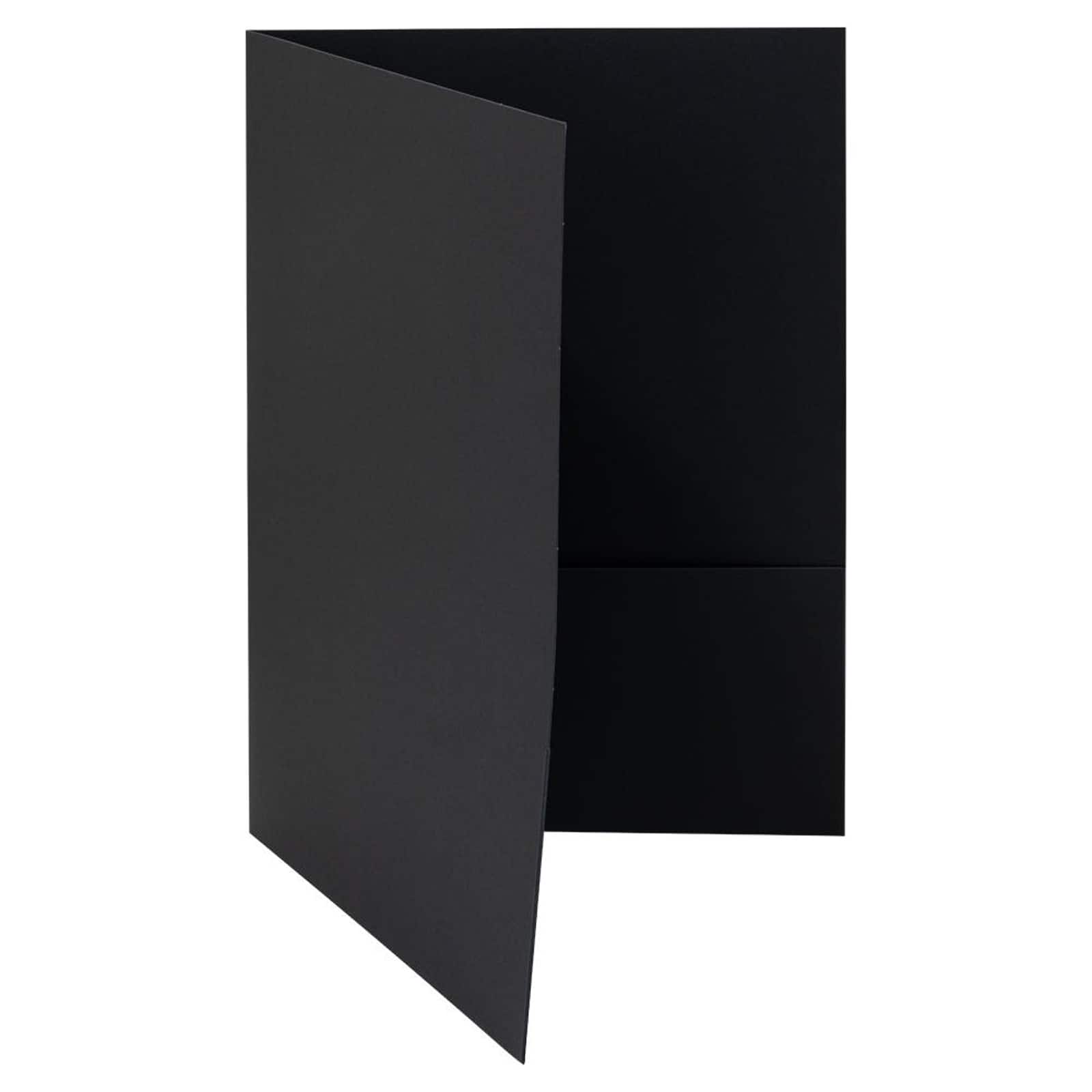 JAM Paper 9.5&#x22; x 11.5&#x22; 2-Pocket Linen Folders, 6ct.