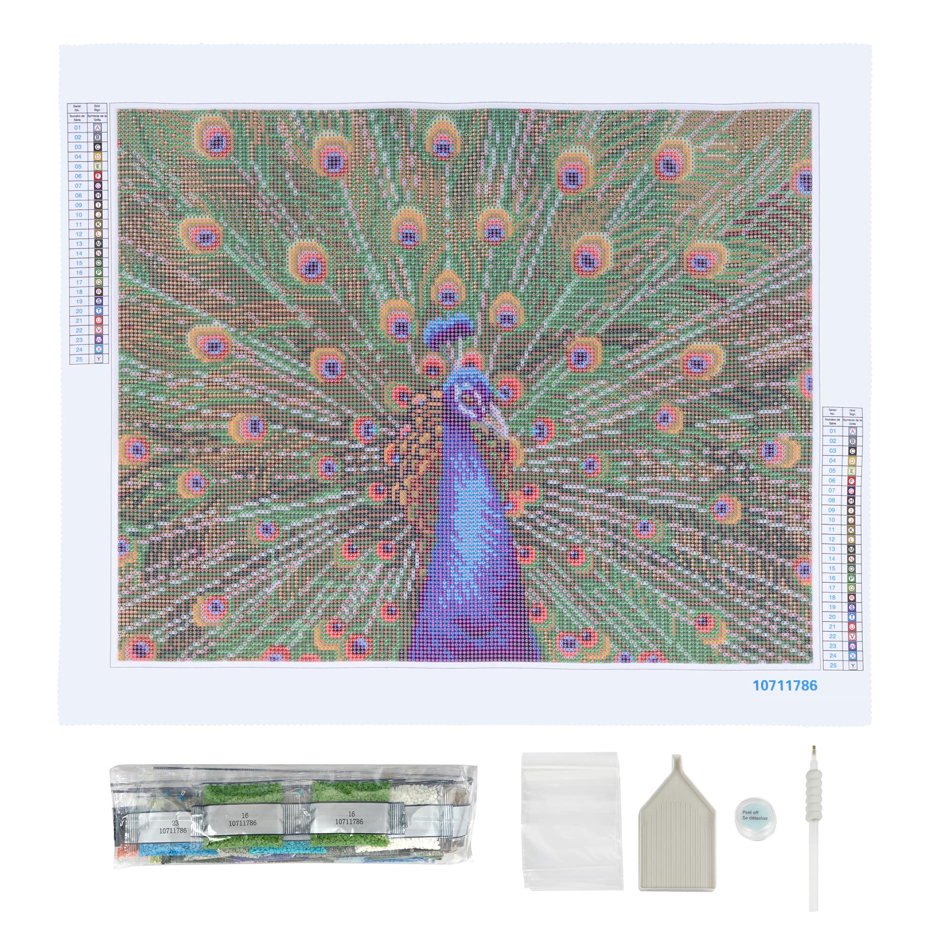 Peacock Diamond Art Kit by Make Market®