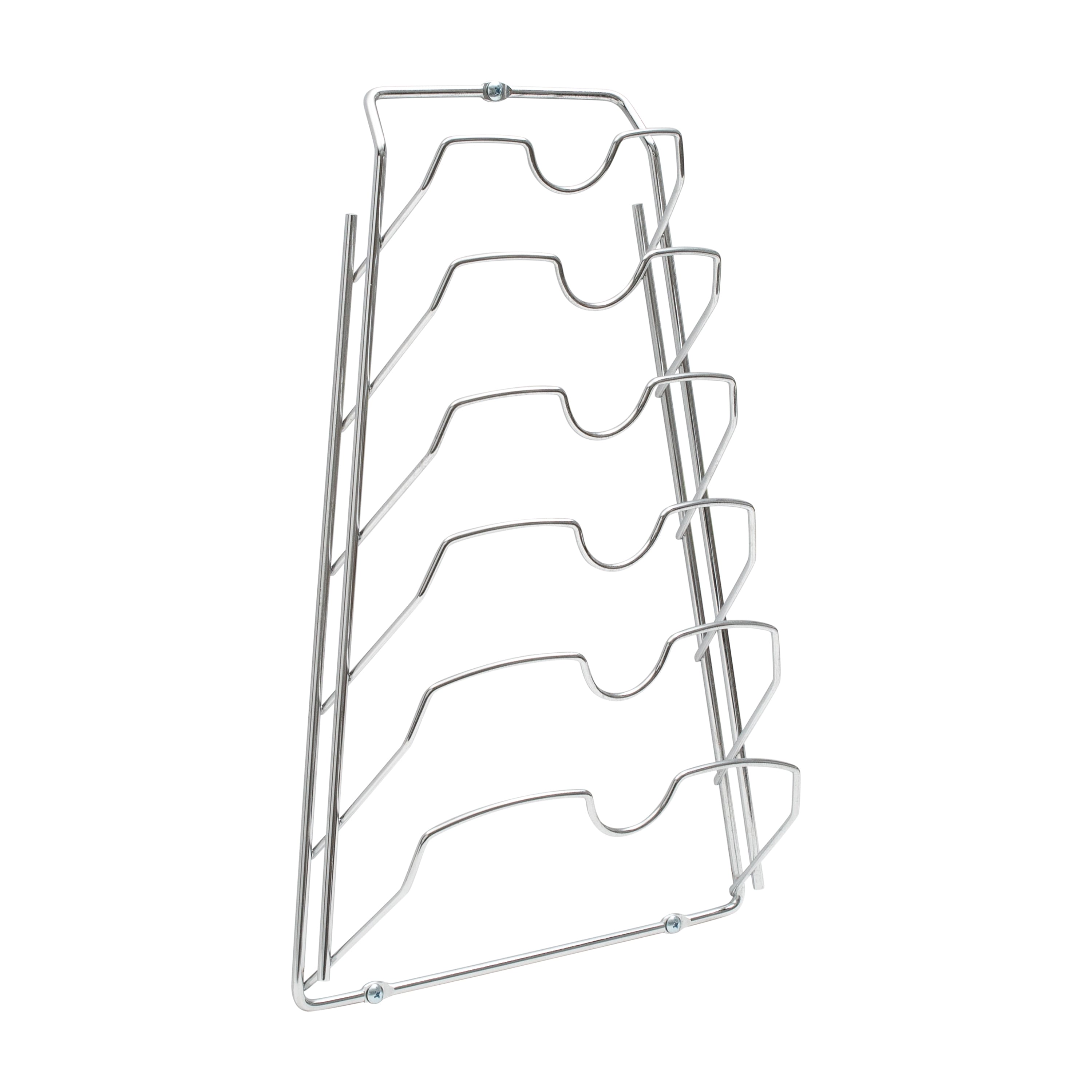 Organize It All Chrome Hanging Lid Organizer Rack