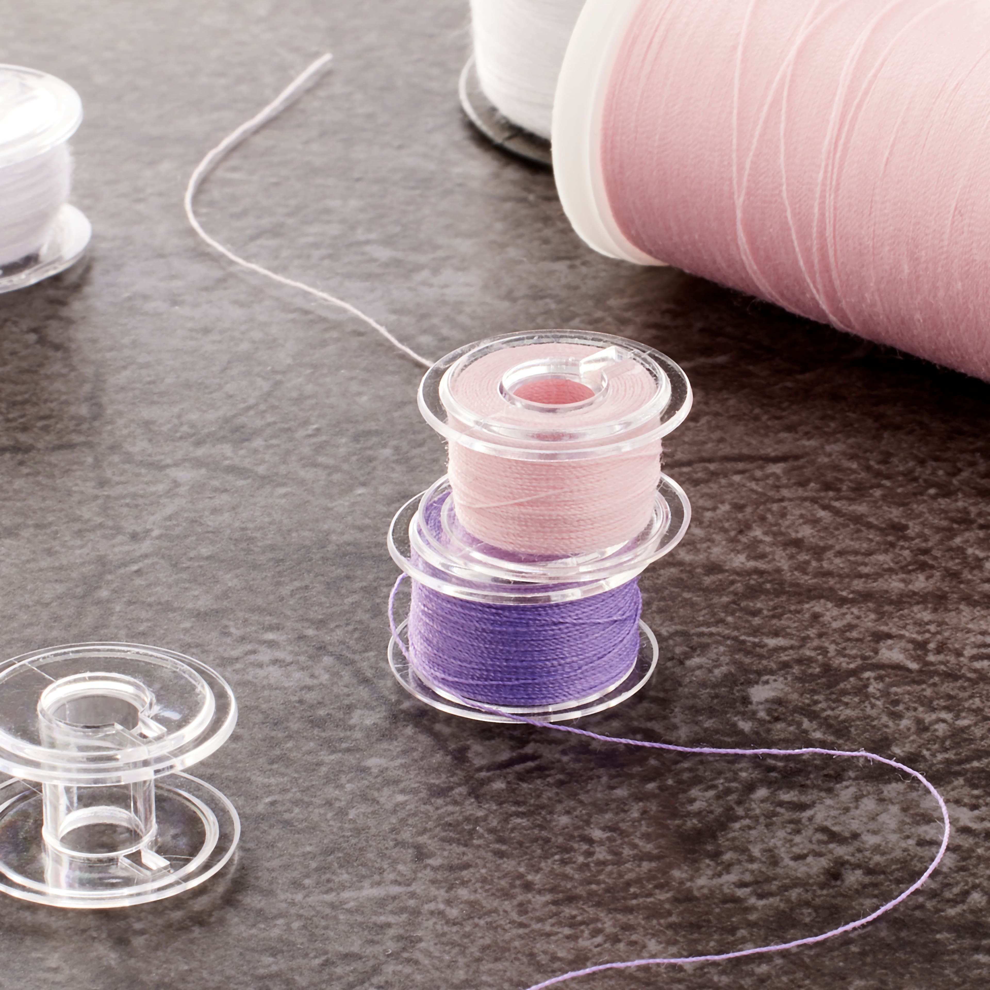 ZENITH 15 Plastic Transparent Bobbins for Any Automatic Sewing