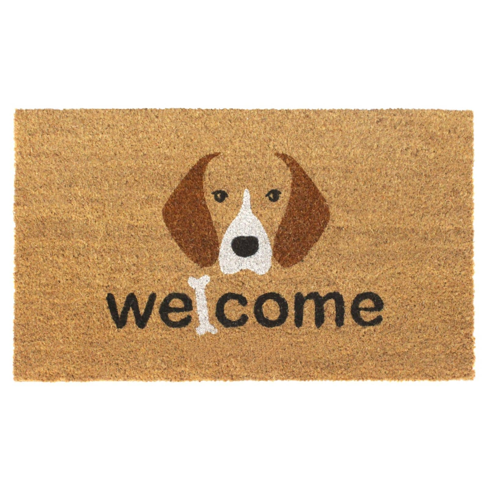 Rugsmith Natural Tufted Dog Welcome Doormat, 18 x 30