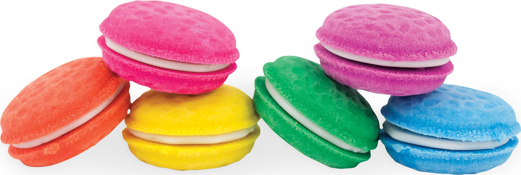 OOLY Macarons Scented Erasers, 6ct.