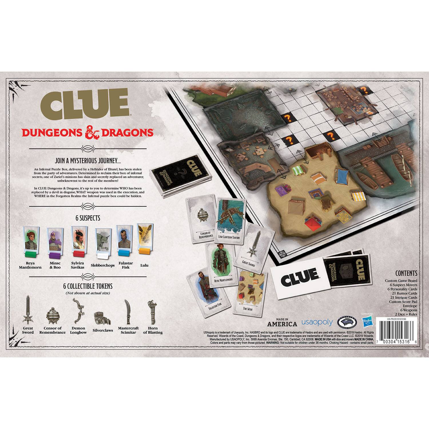 CLUE&#xAE; Dungeons &#x26; Dragons