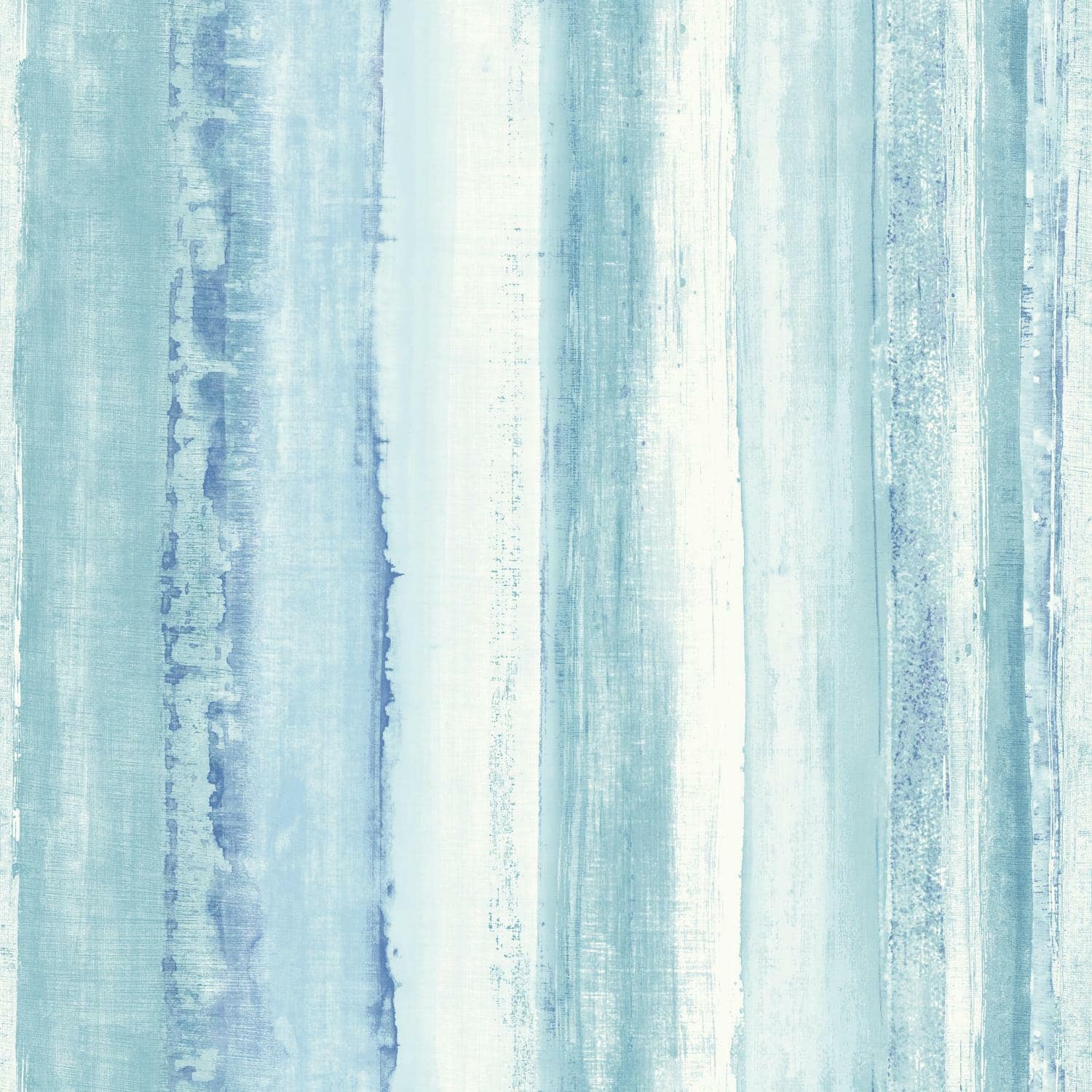 RoomMates Blue Watercolor Stripe Peel &#x26; Stick Wallpaper