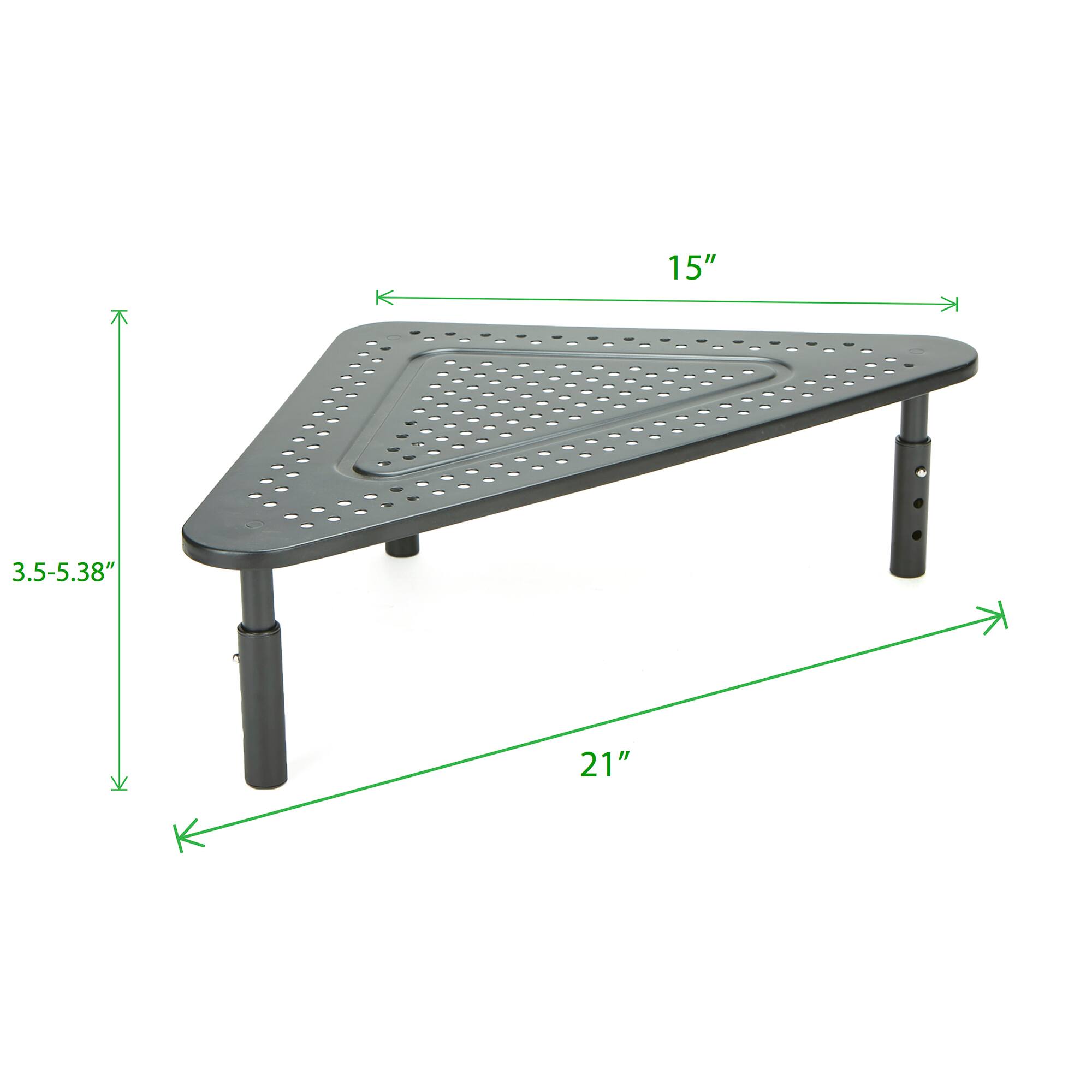 Mind Reader Triangle Adjustable Monitor Stand