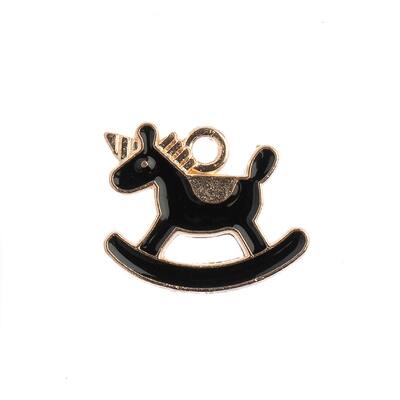 Vintage Sterling Silver Rocking Horse Charm Pendant, Sterling Silver