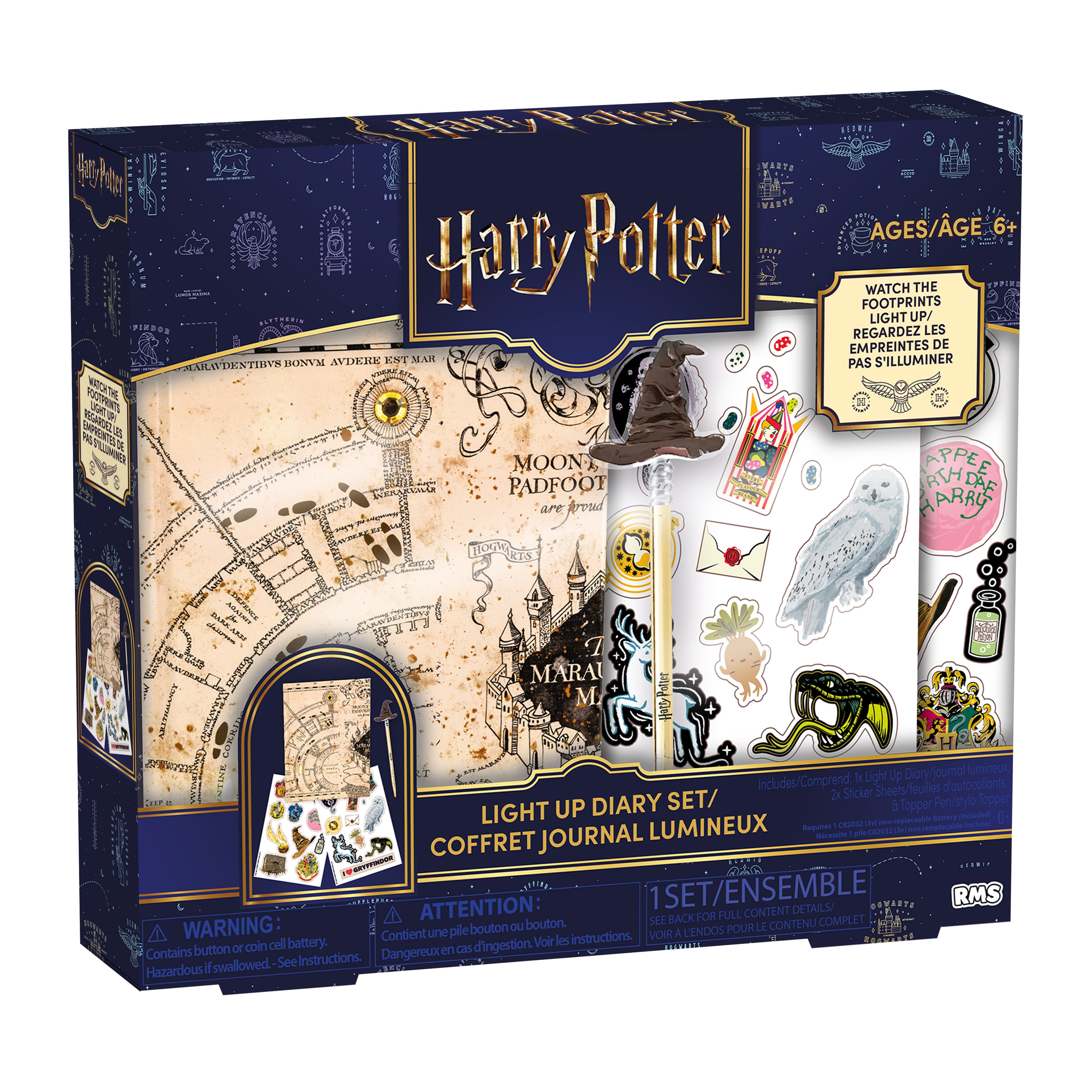 Harry Potter&#x2122; Marauder&#x27;s Map Light Up Diary Set