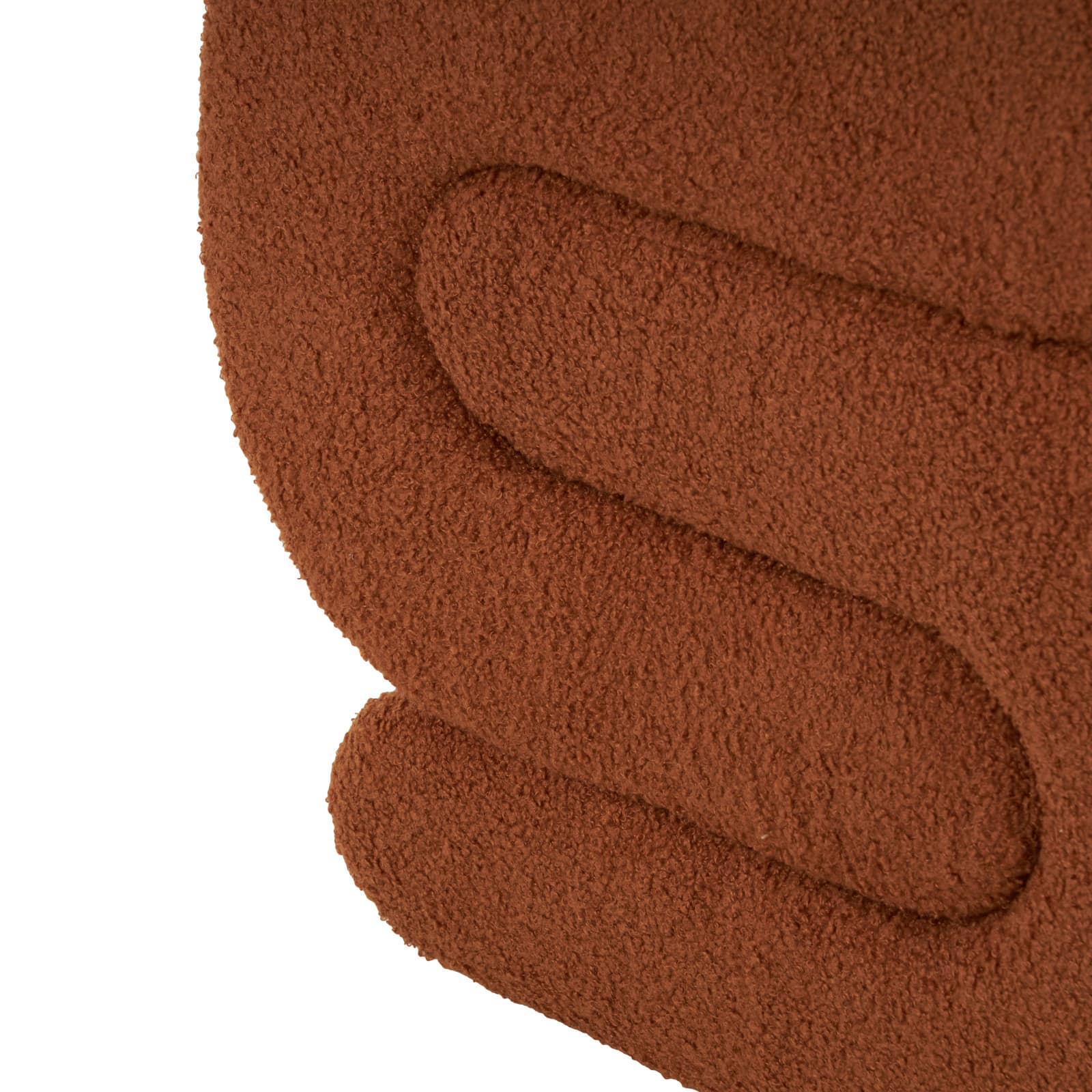 19" S-Shaped Room Ottoman with Connected Arches