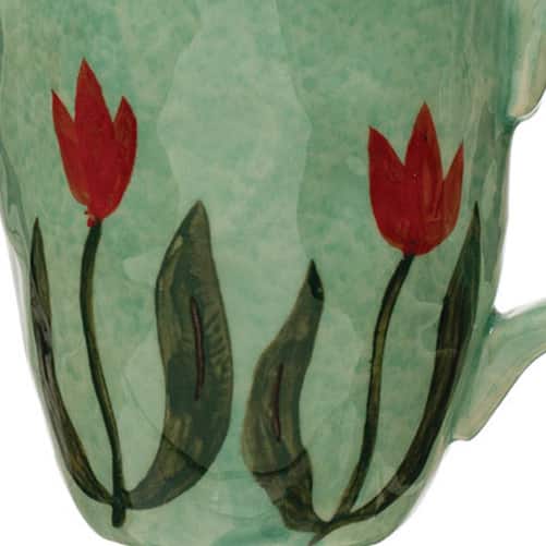 Hello Honey® Multicolor Painted Stoneware Espresso Cup Set