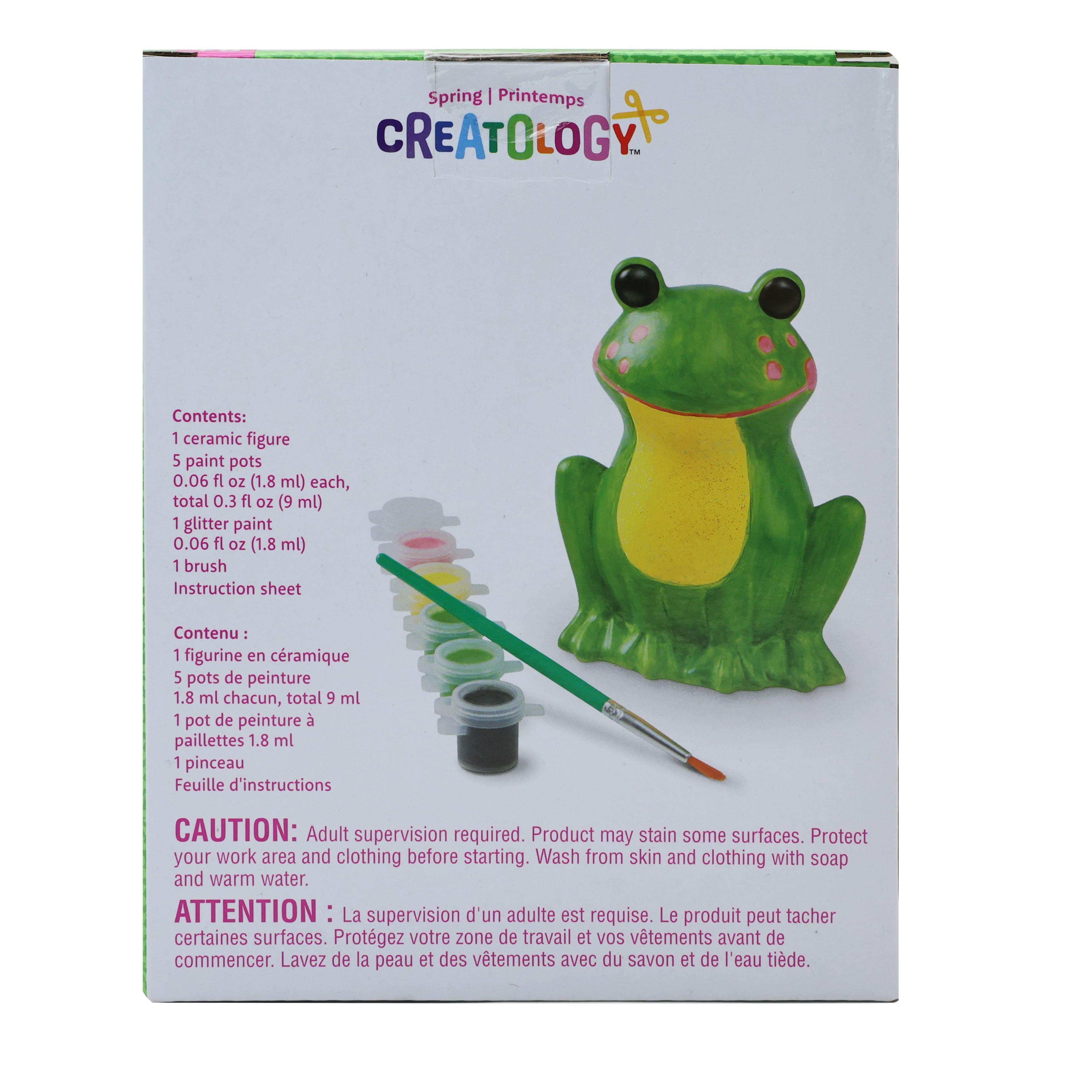 Paint Your Own 3D Ceramic Frog Kit by Creatology&#x2122;