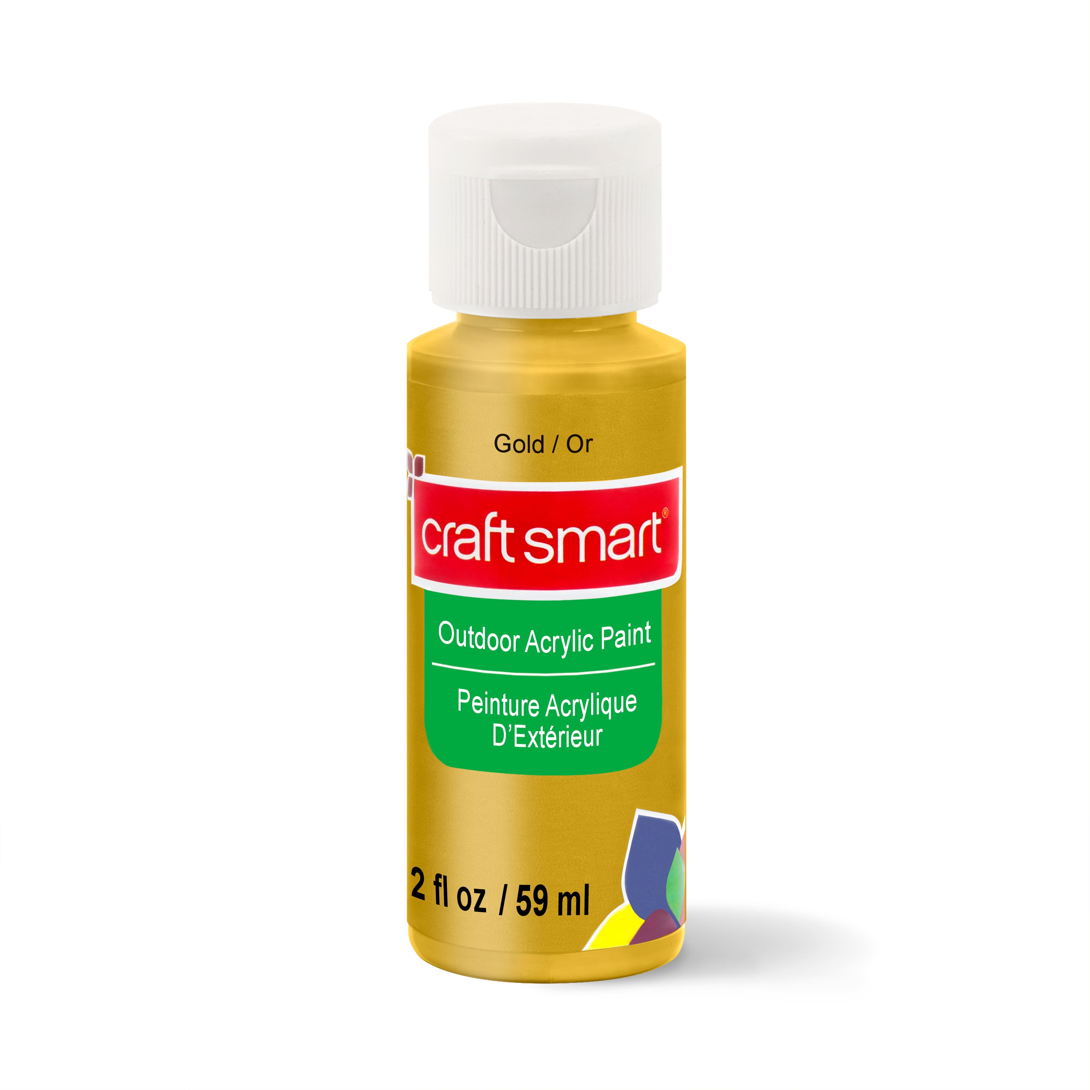 12 Pack: Metallic Outdoor Acrylic Paint by Craft Smart®, 2oz.