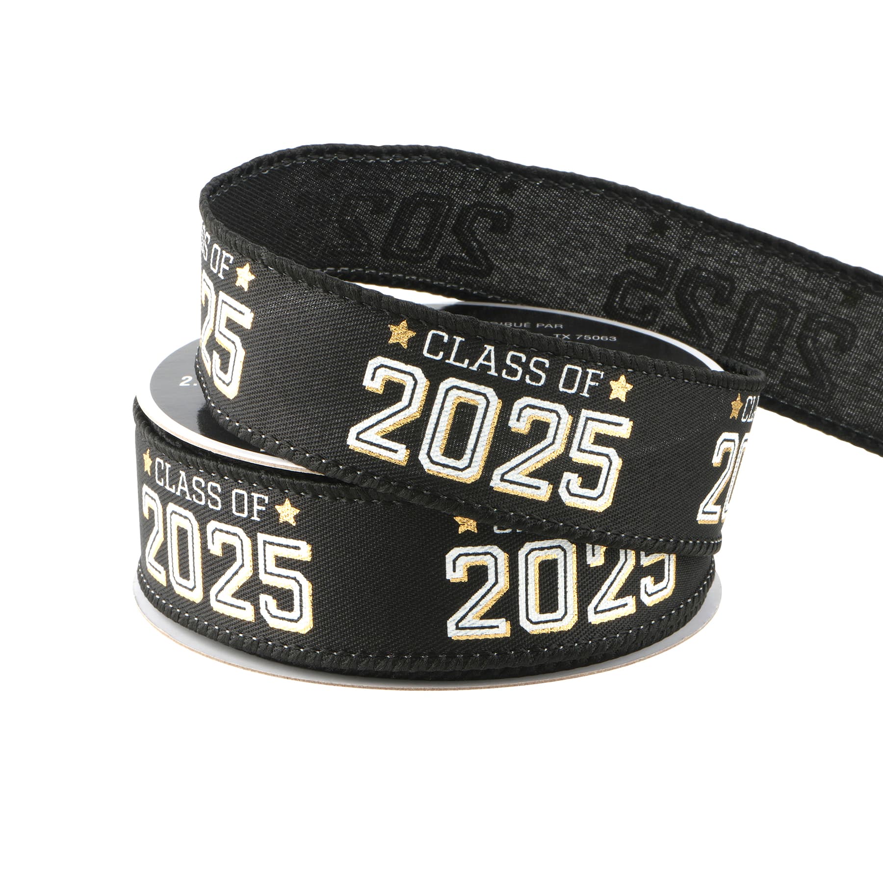 1&#x22; x 3yd. Class of 2025 Wired Ribbon by Celebrate It&#xAE;