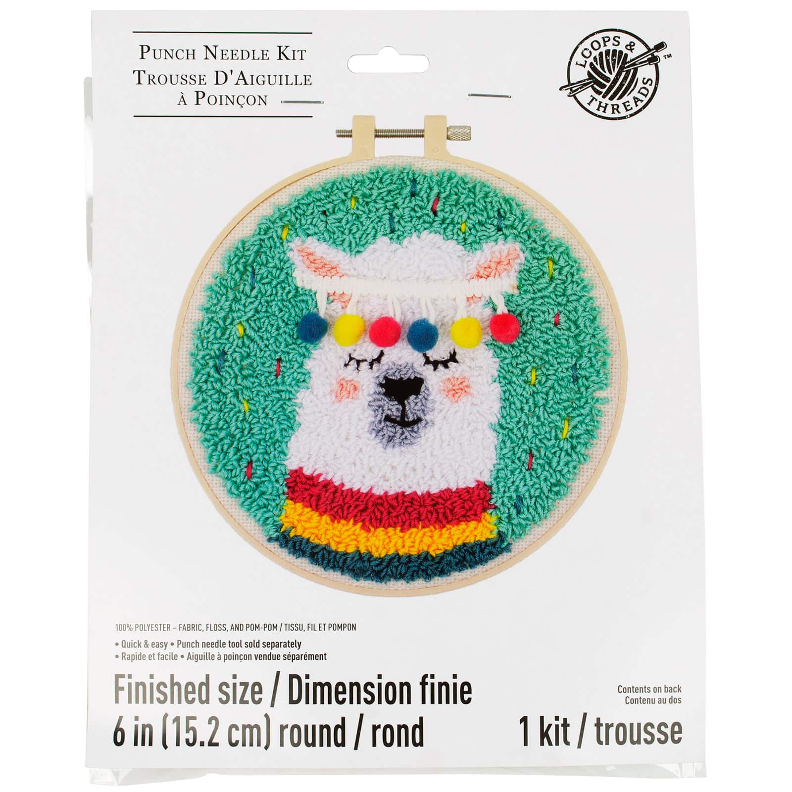 Trousse d’aiguille à poinçon lama de Loops & Threads