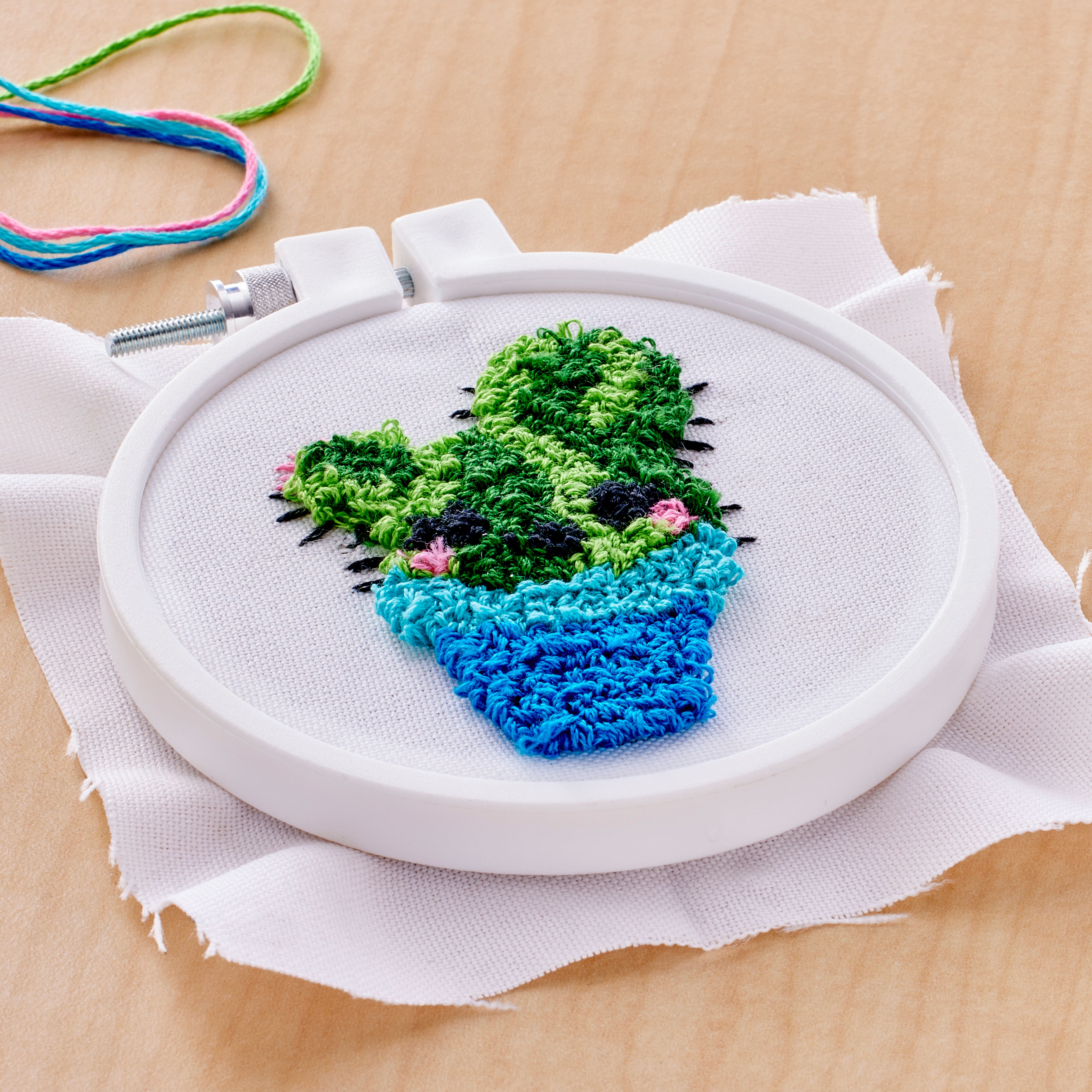 Cactus Punch Needle Kit by Loops & Threads™