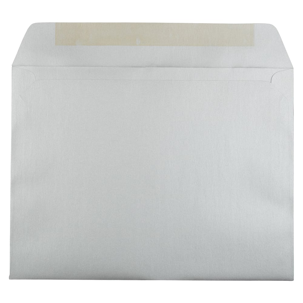 JAM Paper Silver Stardream 9&#x22; x 12&#x22; Open End Envelopes