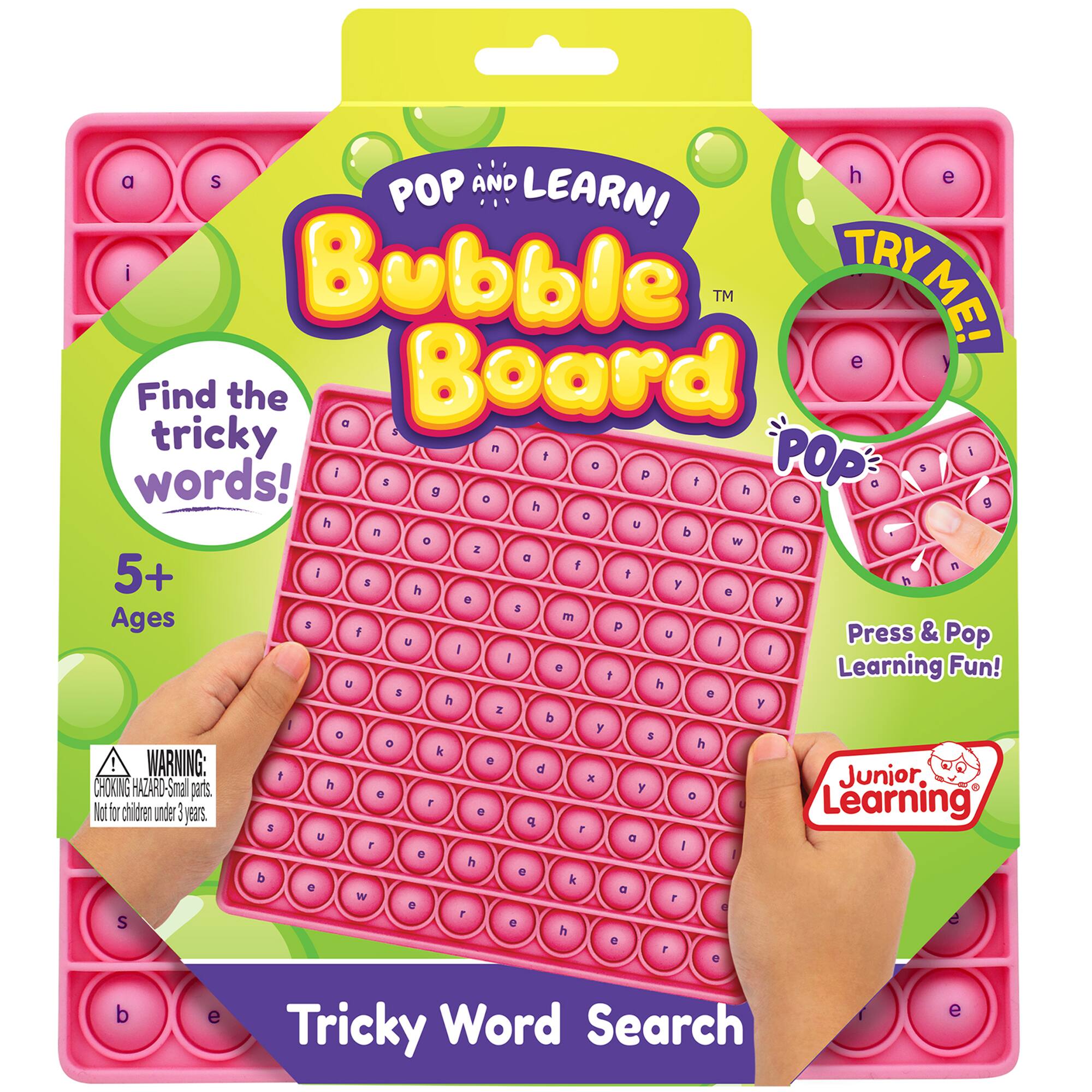 Junior Learning® Tricky Word Search Bubble Board