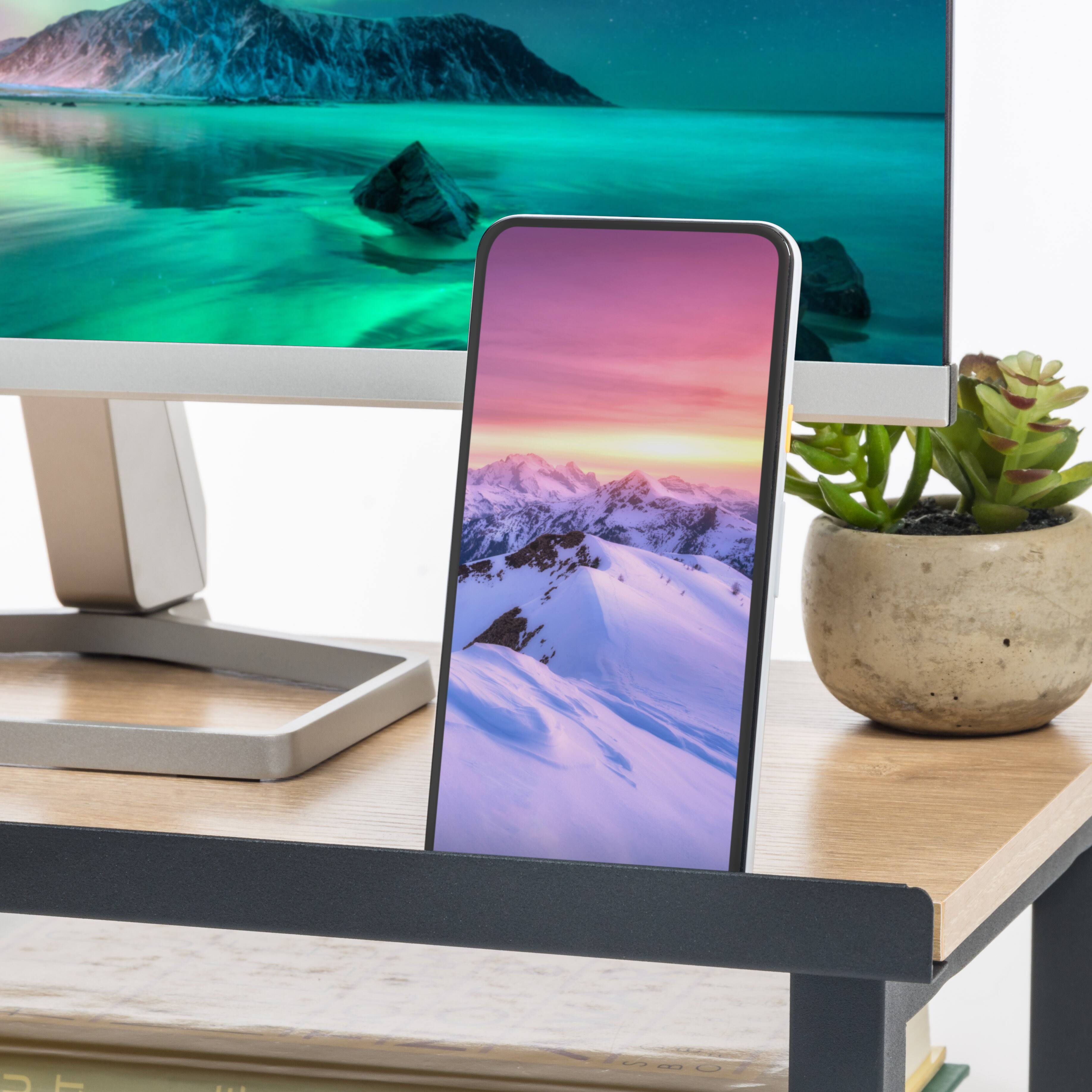 Iris&#xAE; Rustic Brown Computer Desk
