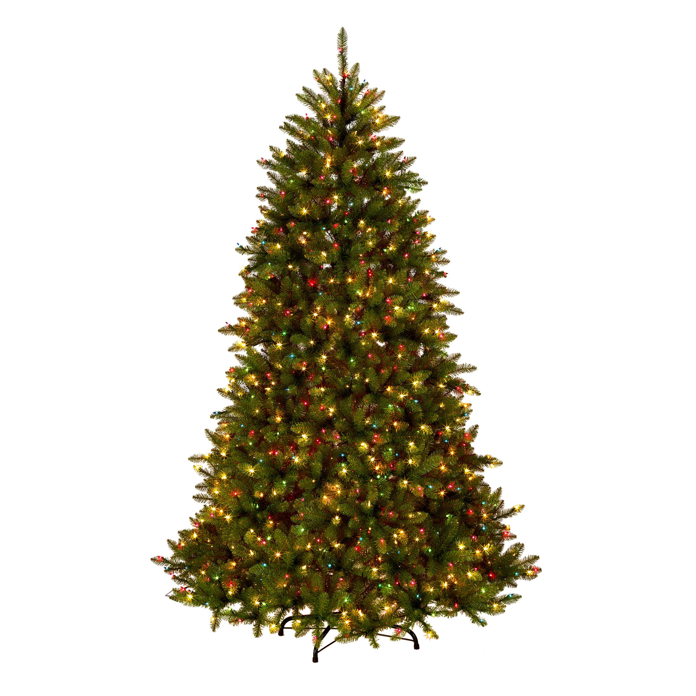6.5ft. Pre-Lit Dunhill Fir® Artificial Christmas Tree, Spectrum Lights