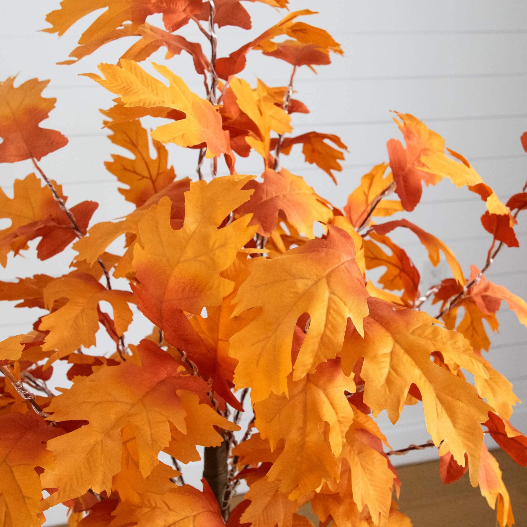 5ft. Pre-Lit Autumn Maple Artificial Fall Tree with 240 Warm White LED Lights