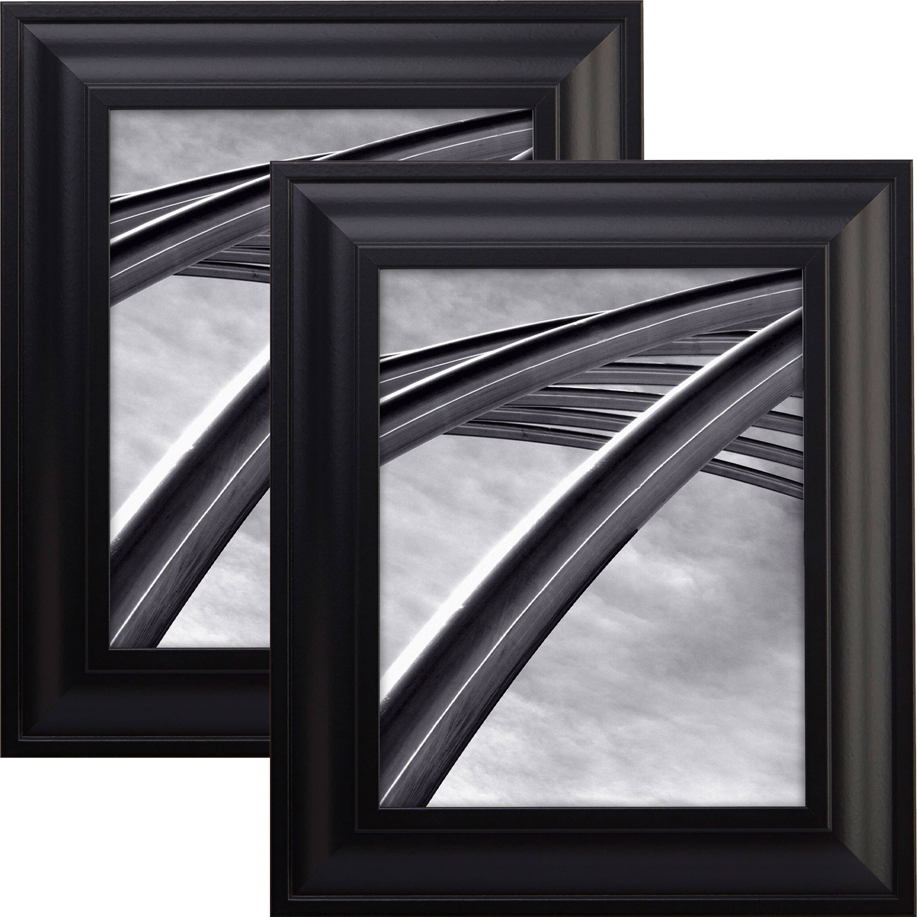 2 Pack Craig Frames Upscale Satin Black Picture Frame