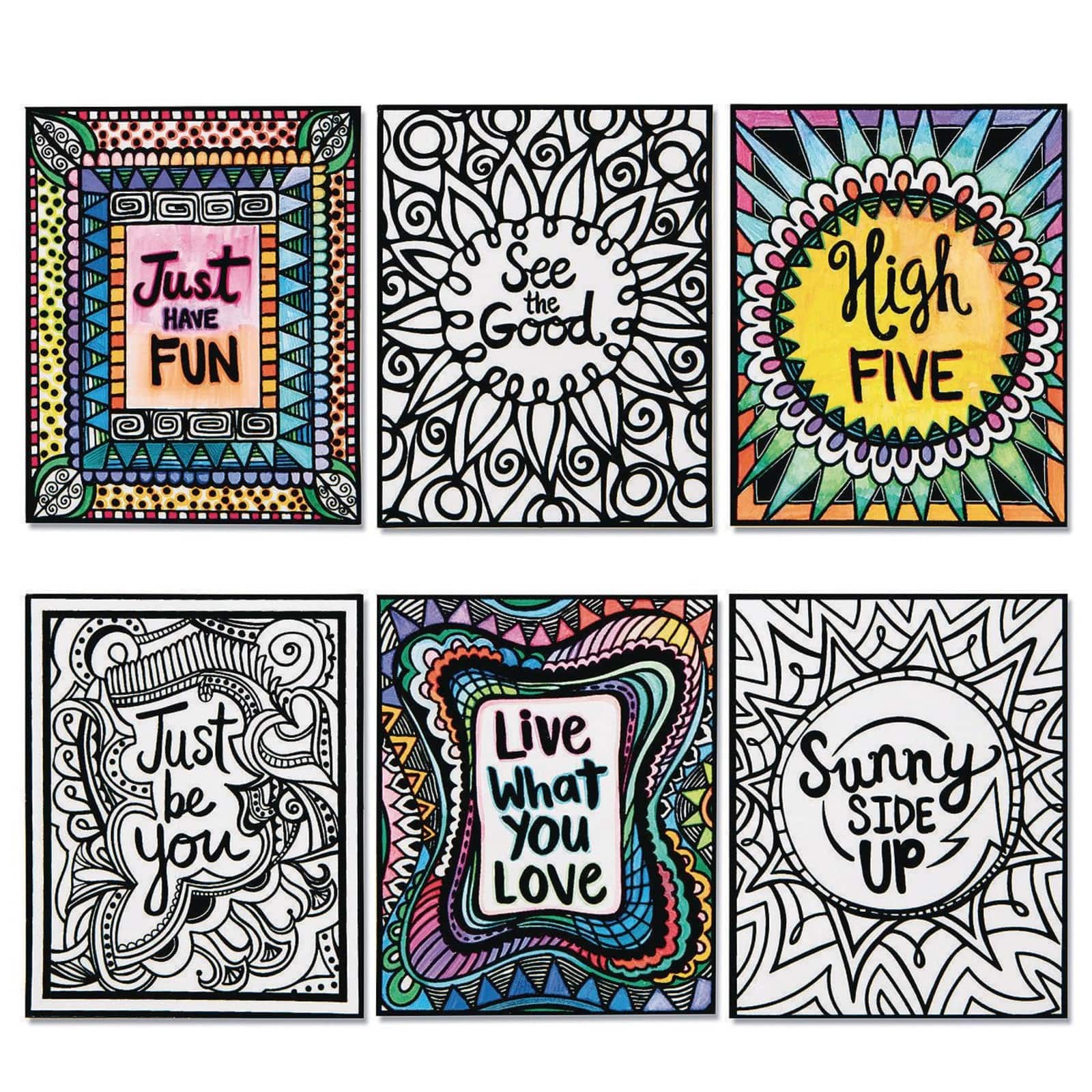 S&S® Worldwide Velvet Art Positive Posters, 24ct.