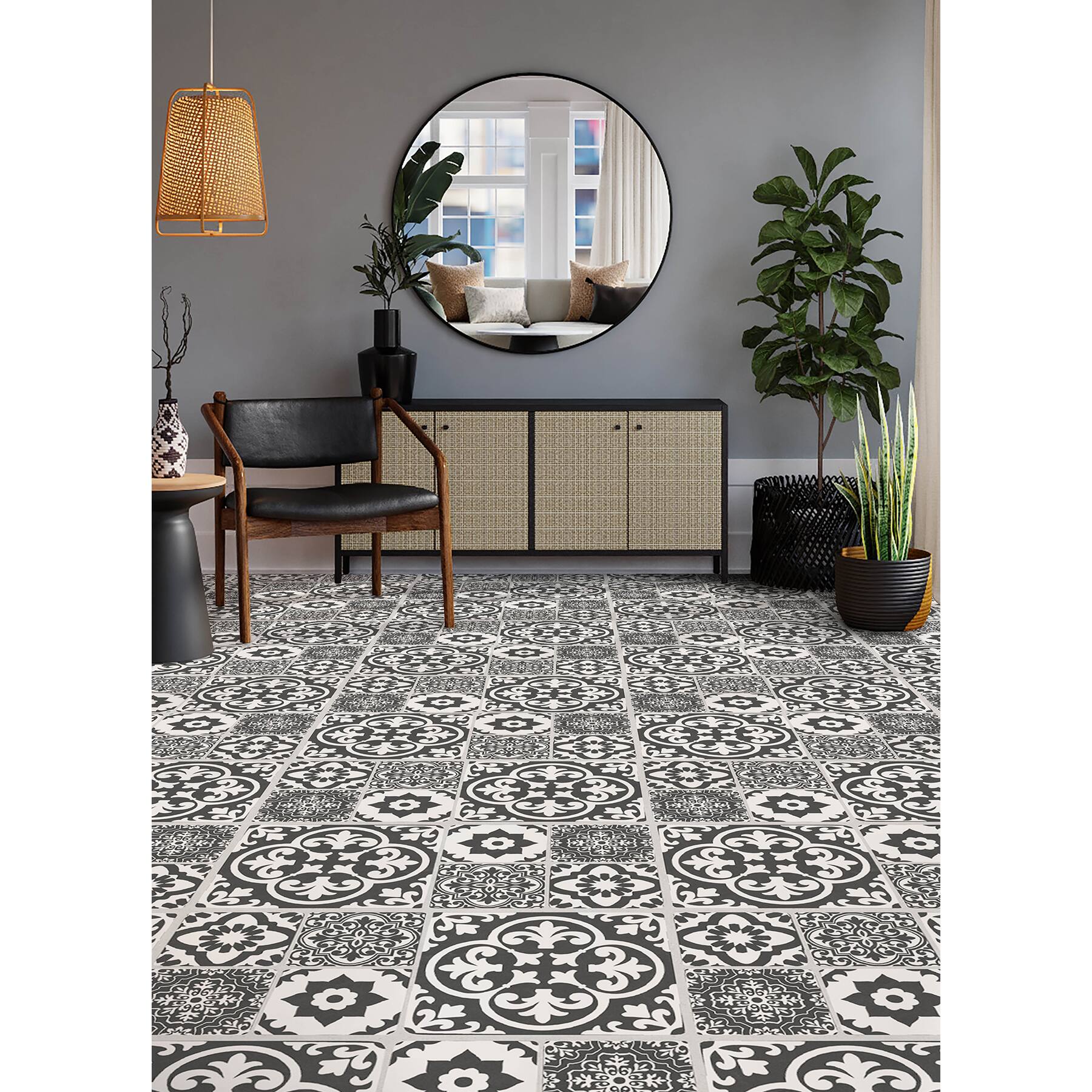 FloorPops Valencia Peel & Stick Floor Tiles