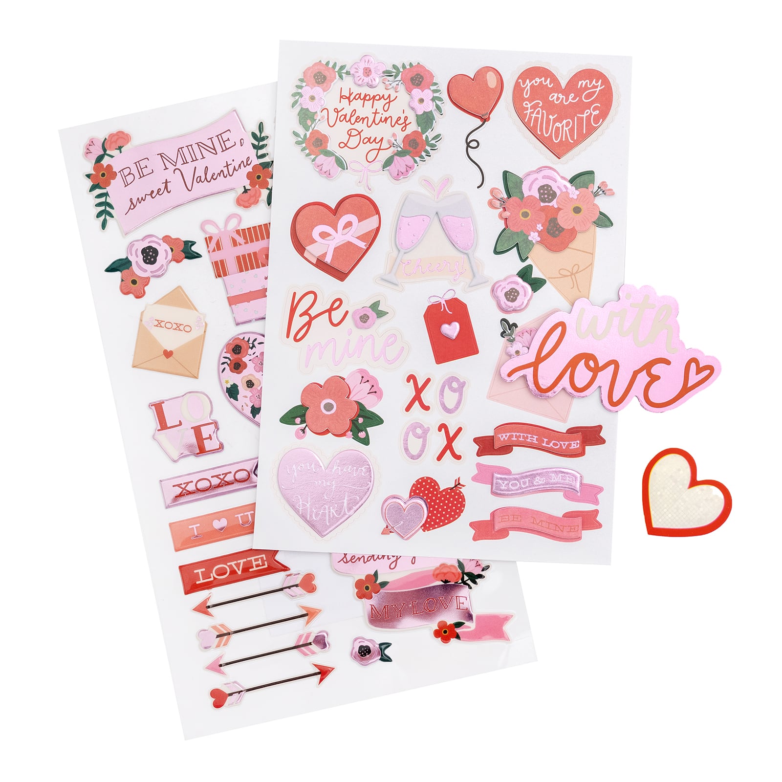 Valentine's Day sticker, school valentines stickers, valentine treat  sticker, Happy Valentine's Day, party favor label, classroom valentines