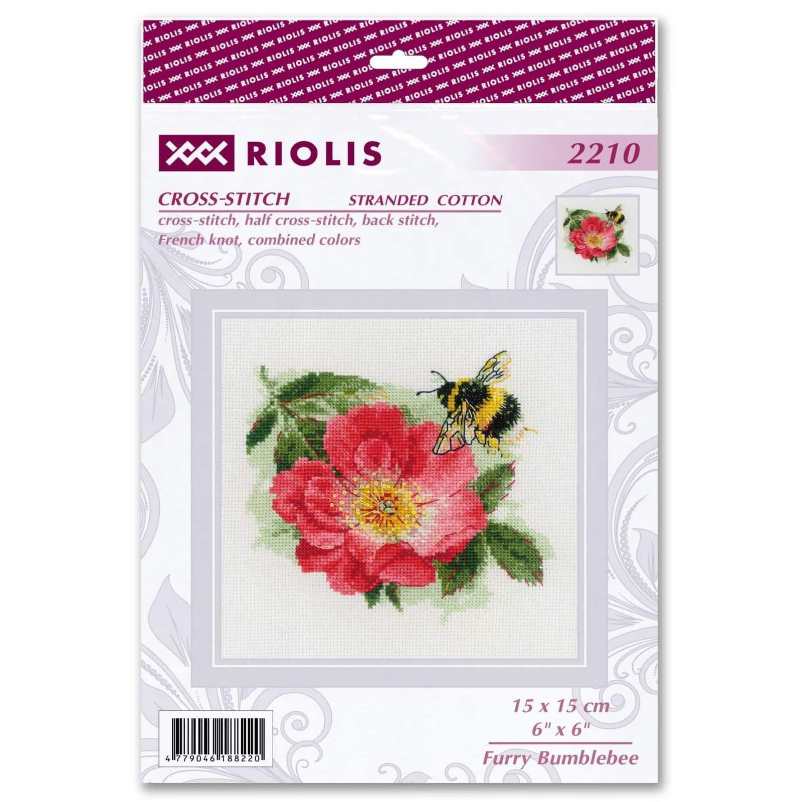 RIOLIS Furry Bumblebee Counted Cross Stitch Kit