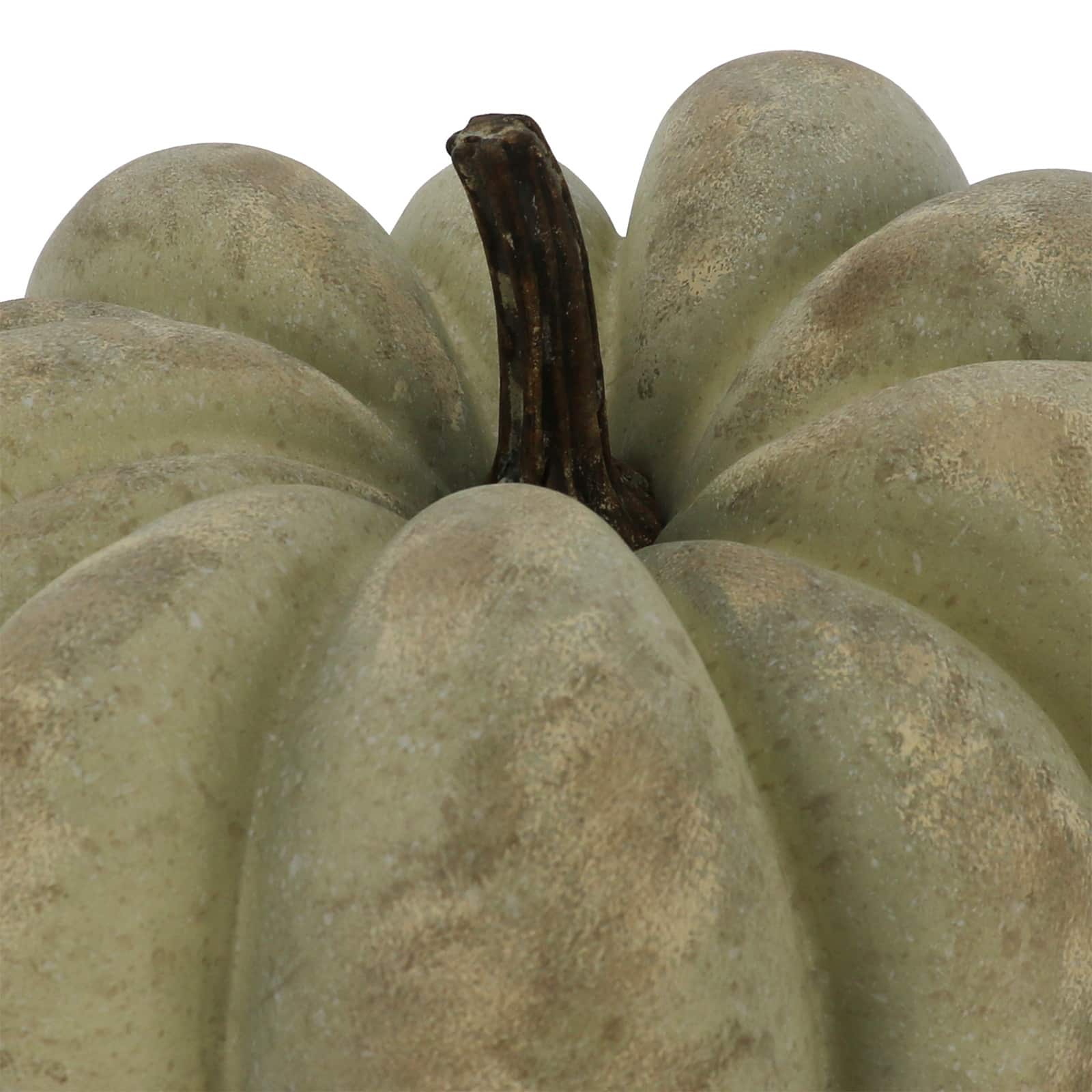 12&#x22; Sage with White Wash Decorative Pumpkin by Ashland&#xAE;