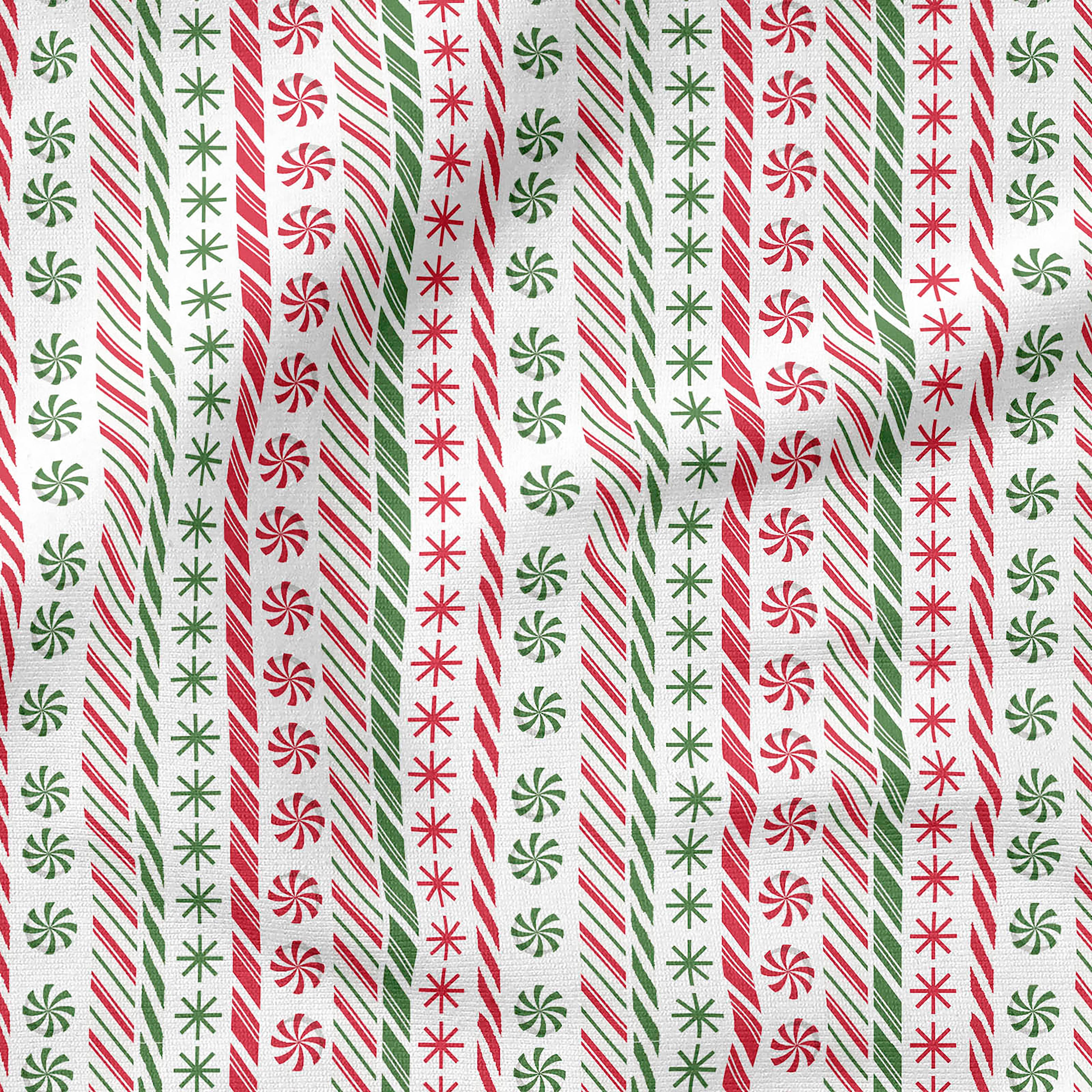 Fabric Editions Peppermint Stripe Cotton Fabric