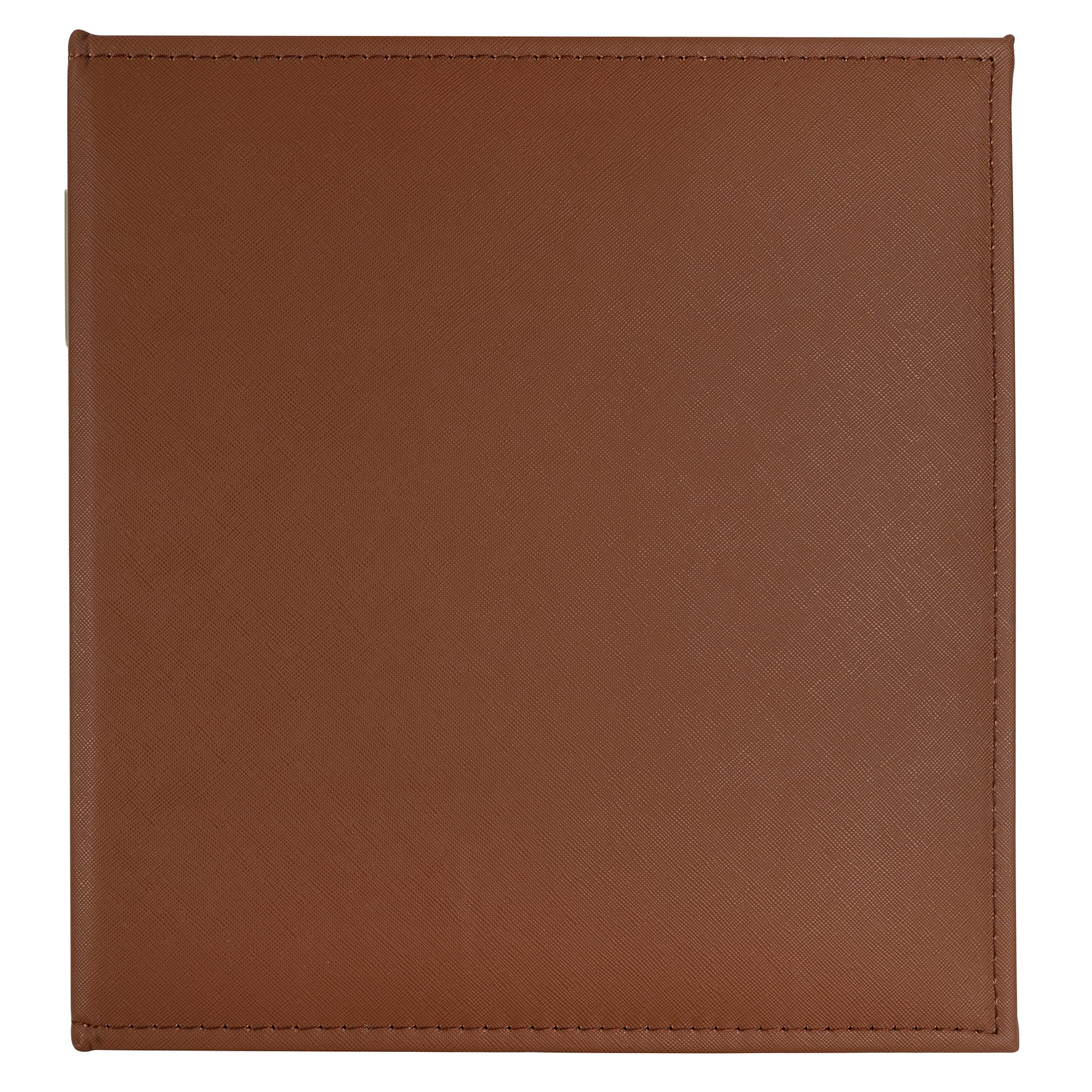 8 Pack: Brown Saffiano D-Ring Scrapbook Album by Recollections®