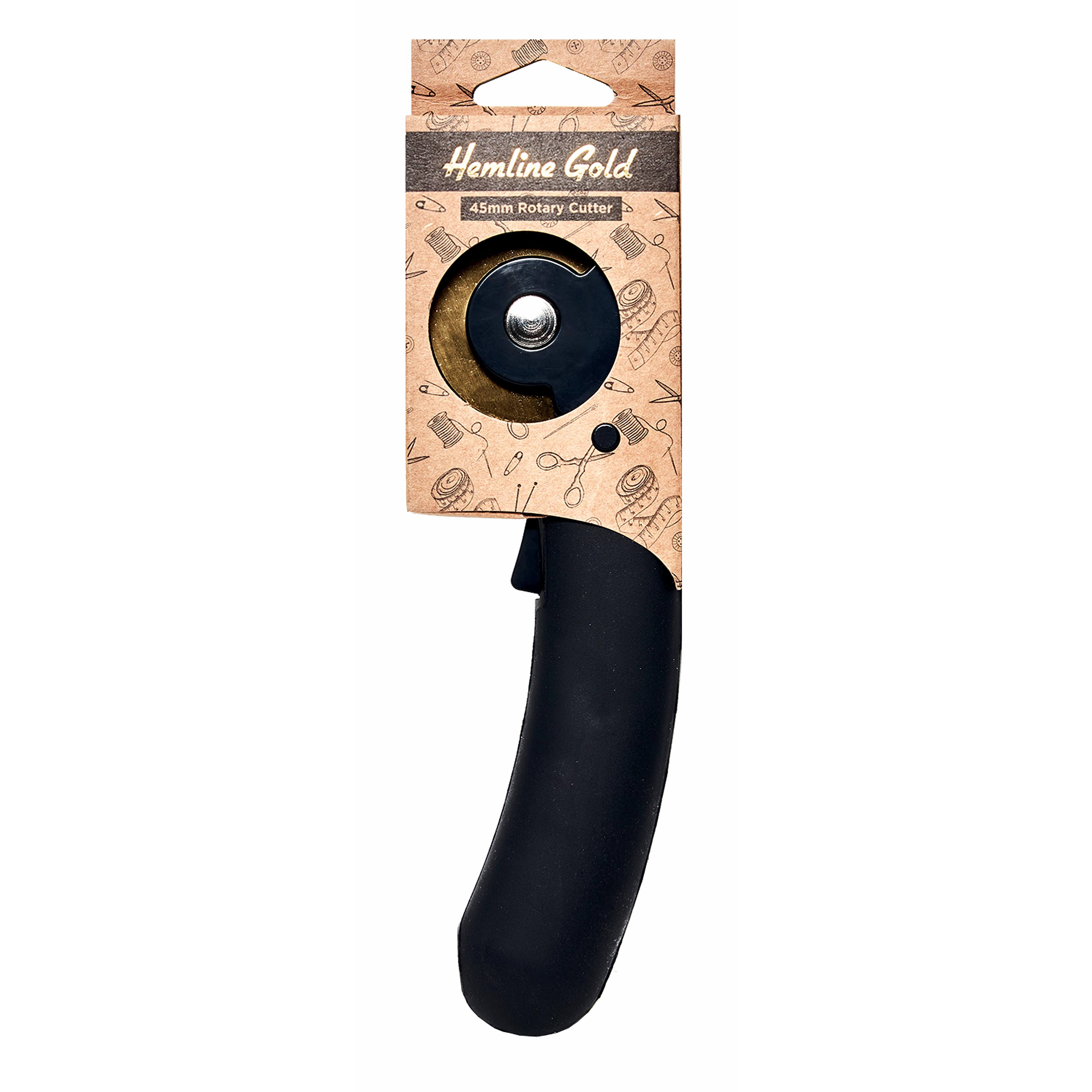 Tacony 45mm Black Hemline Gold Rotary Cutter By Tacony Corporation